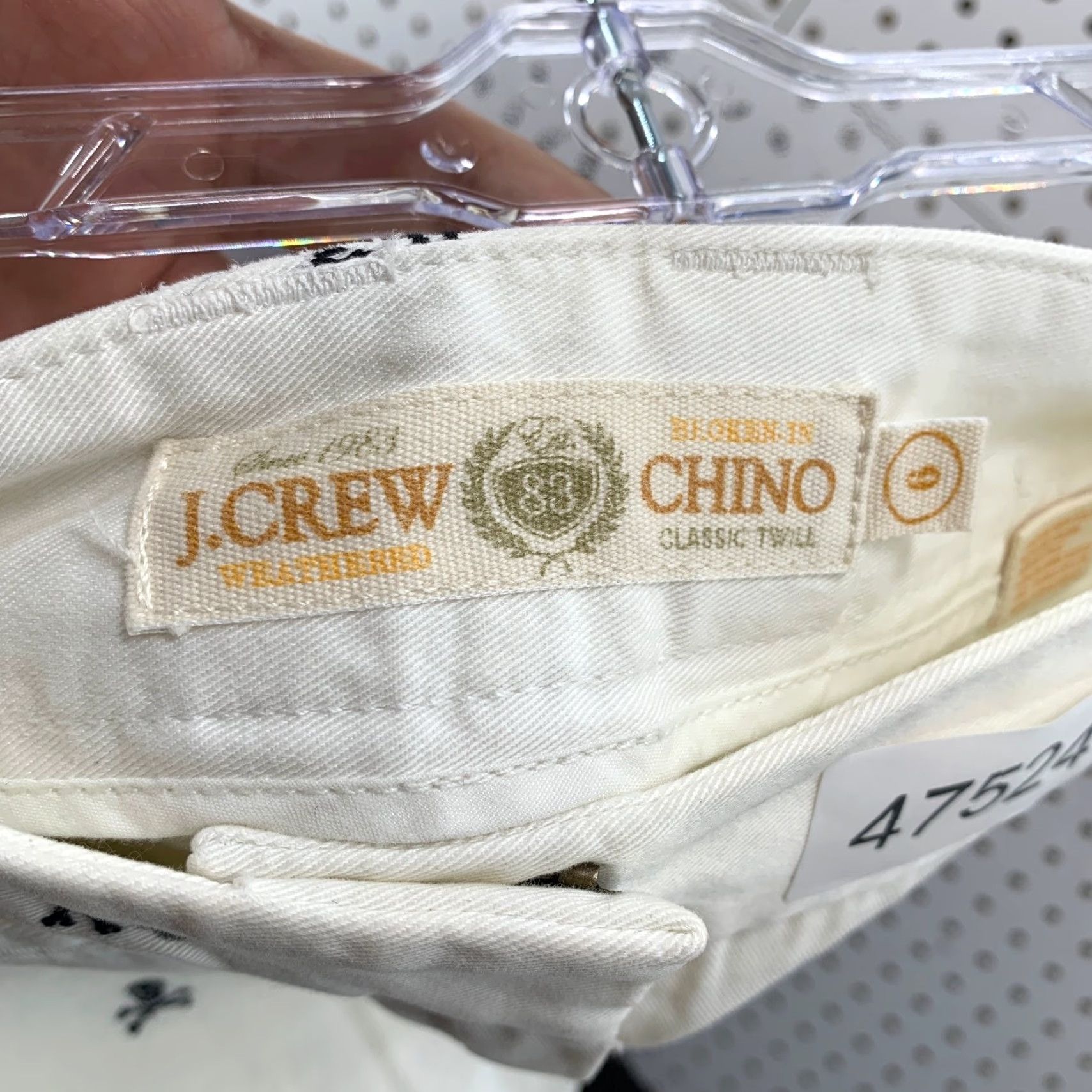 Bones J Crew Chino Shorts Women 6 White Bermuda 32x3.5 XS? Size 28" / US 6 / IT 42 - 3 Thumbnail