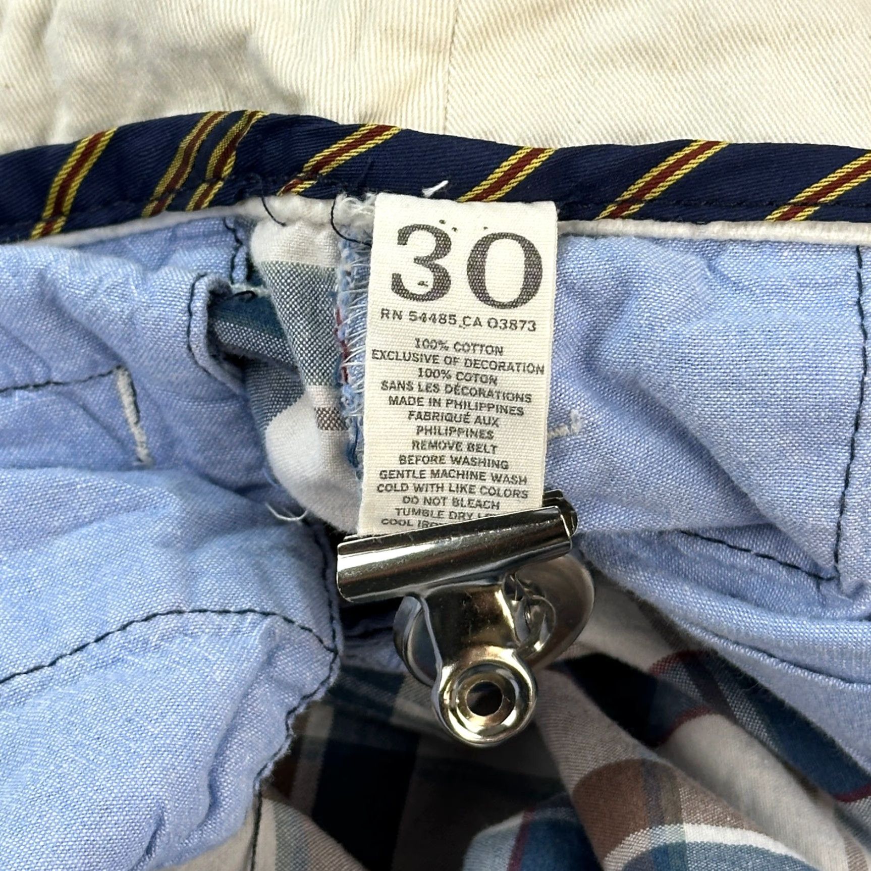 American Eagle Outfitters Vintage American Eagle Shorts Mens 30 Plaid Longer Length Chino Preppy Y2K Size US 30 / EU 46 - 5 Thumbnail