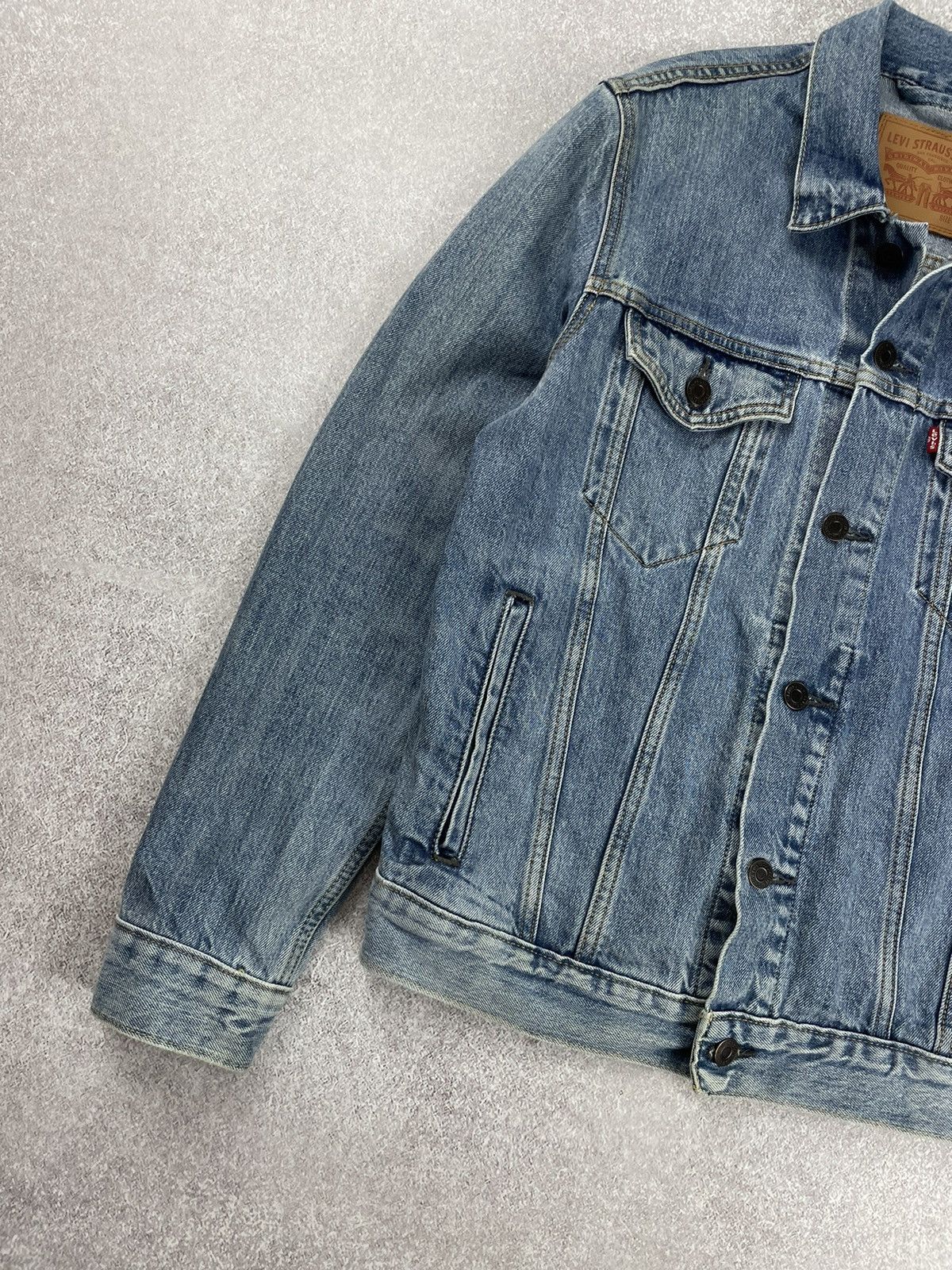 Levi's × Levi's Vintage Clothing Levi’s Denim Trucker Jacket Men’s Size US S / EU 44-46 / 1 - 4 Thumbnail