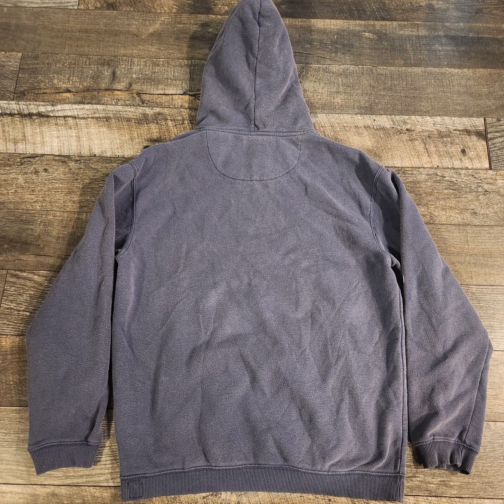Quiksilver Quiksilver Hoodie 50th Anniversary Mens Medium Blue Embroidered Retro Surfer Shirt Sweatshirt Pullover Hooded Graphic Print Logo Crew Neck Knit Cotton Size US M / EU 48-50 / 2 - 6 Thumbnail