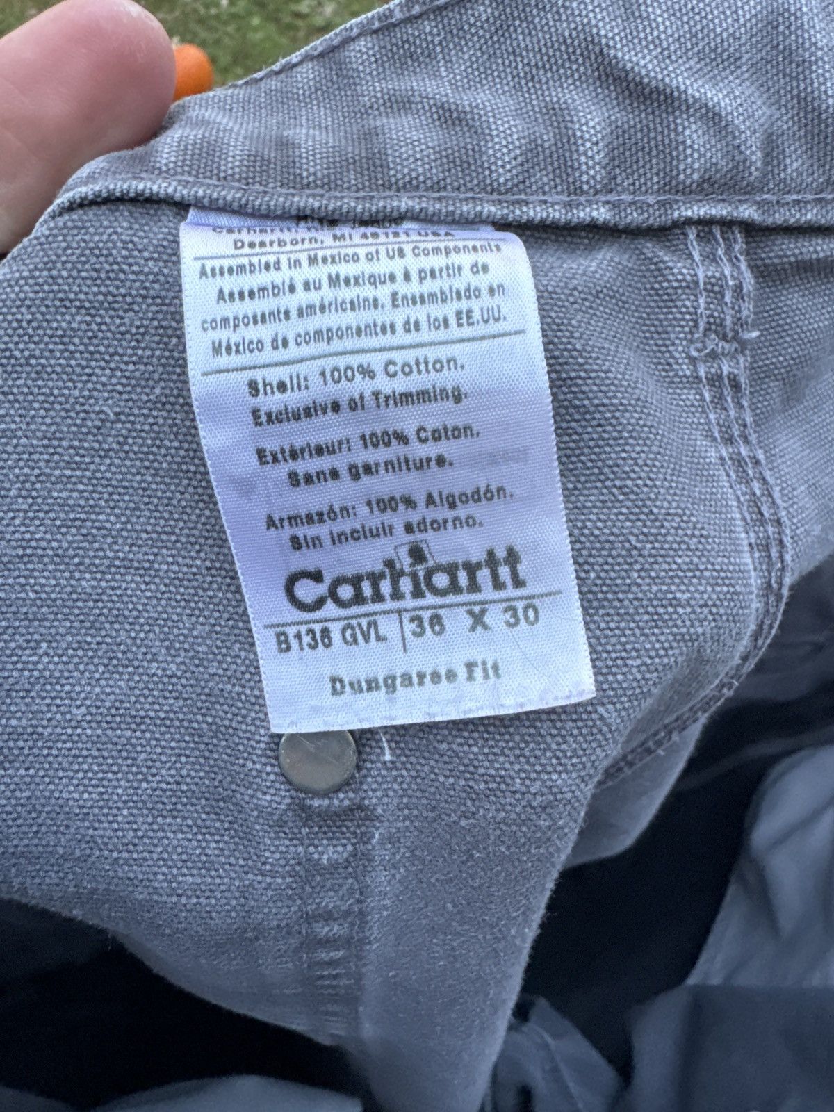 Carhartt Gray Carhartt DoubleKnee Pants Size US 36 / EU 52 - 5 Thumbnail