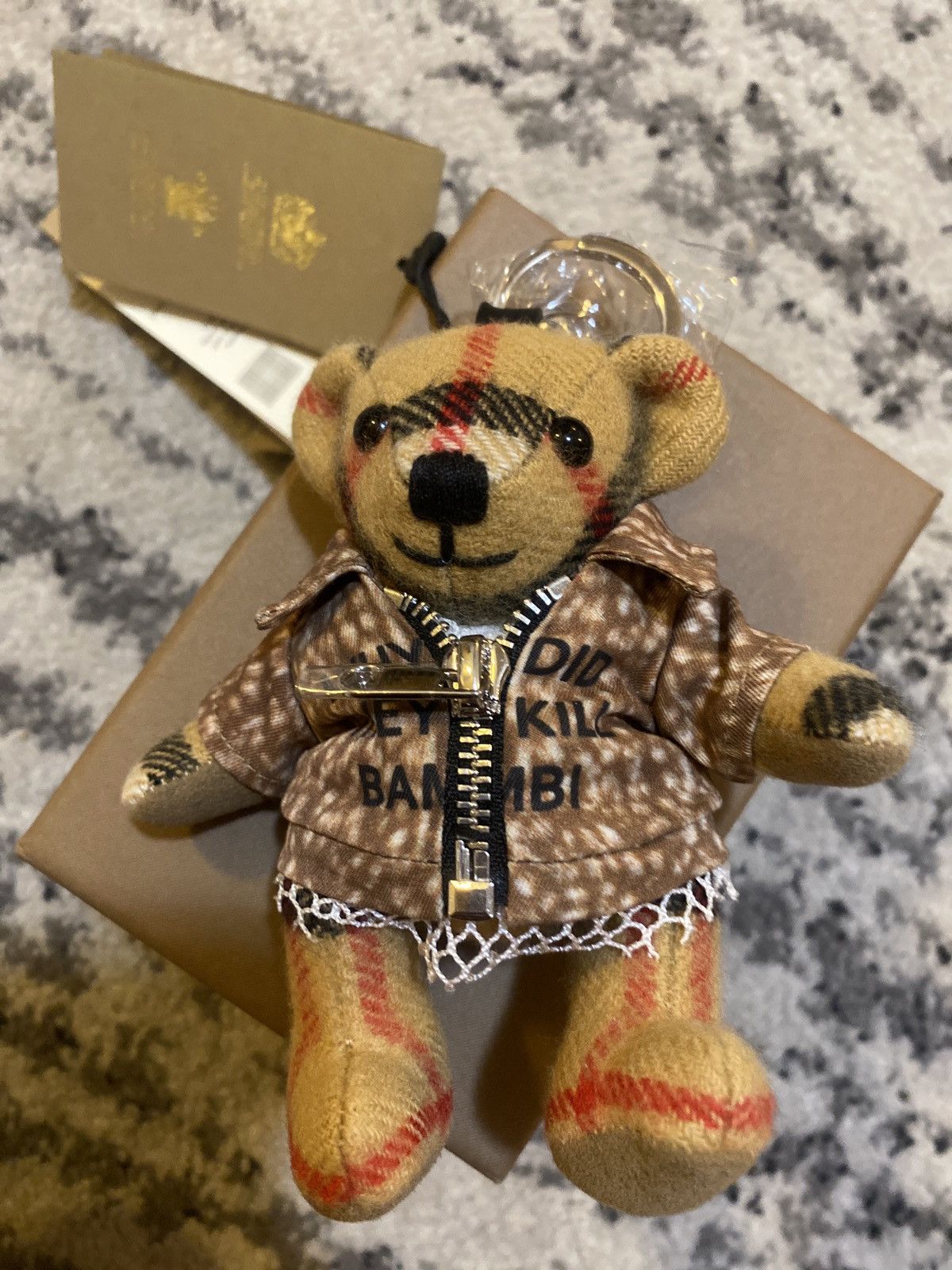 image of Burberry Bear Key Chain Thomas Rw Bambi, Women's