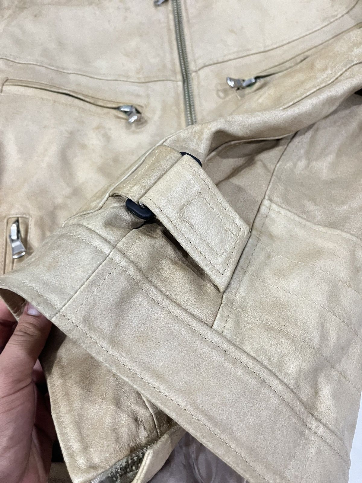 Vera Pelle Full Leather Inspired Gucci Cafe Design Motor Jacket Size US M / EU 48-50 / 2 - 11 Thumbnail