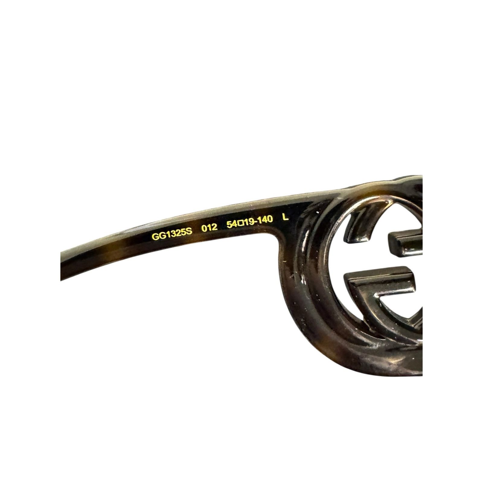 Gucci Gucci NWT Rectangular Frame GG Sunglasses in Tortoiseshell Size ONE SIZE - 10 Thumbnail