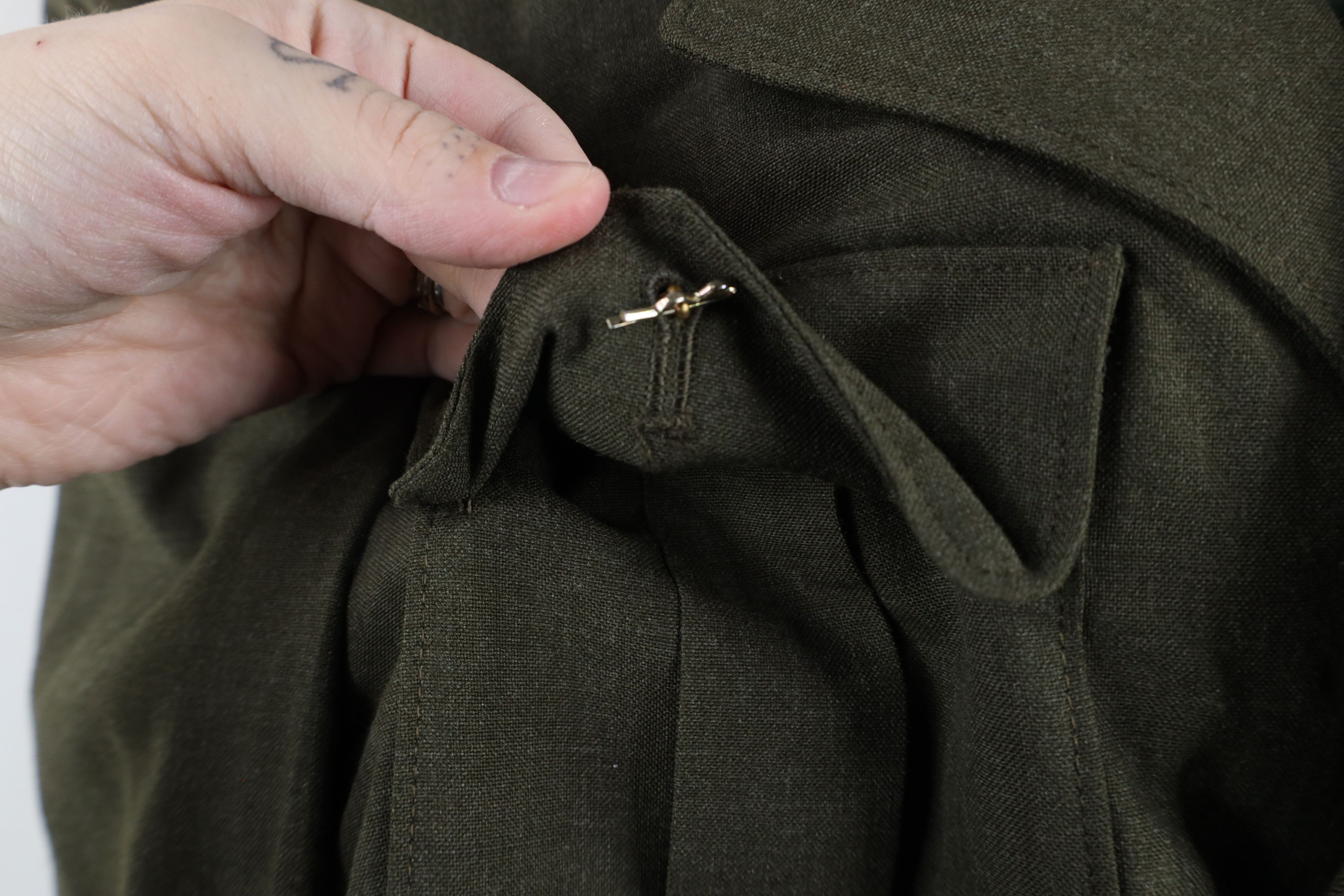 Vintage Vintage 70s Vietnam War Military Coat Jacket Green USA Size US S / EU 44-46 / 1 - 6 Thumbnail