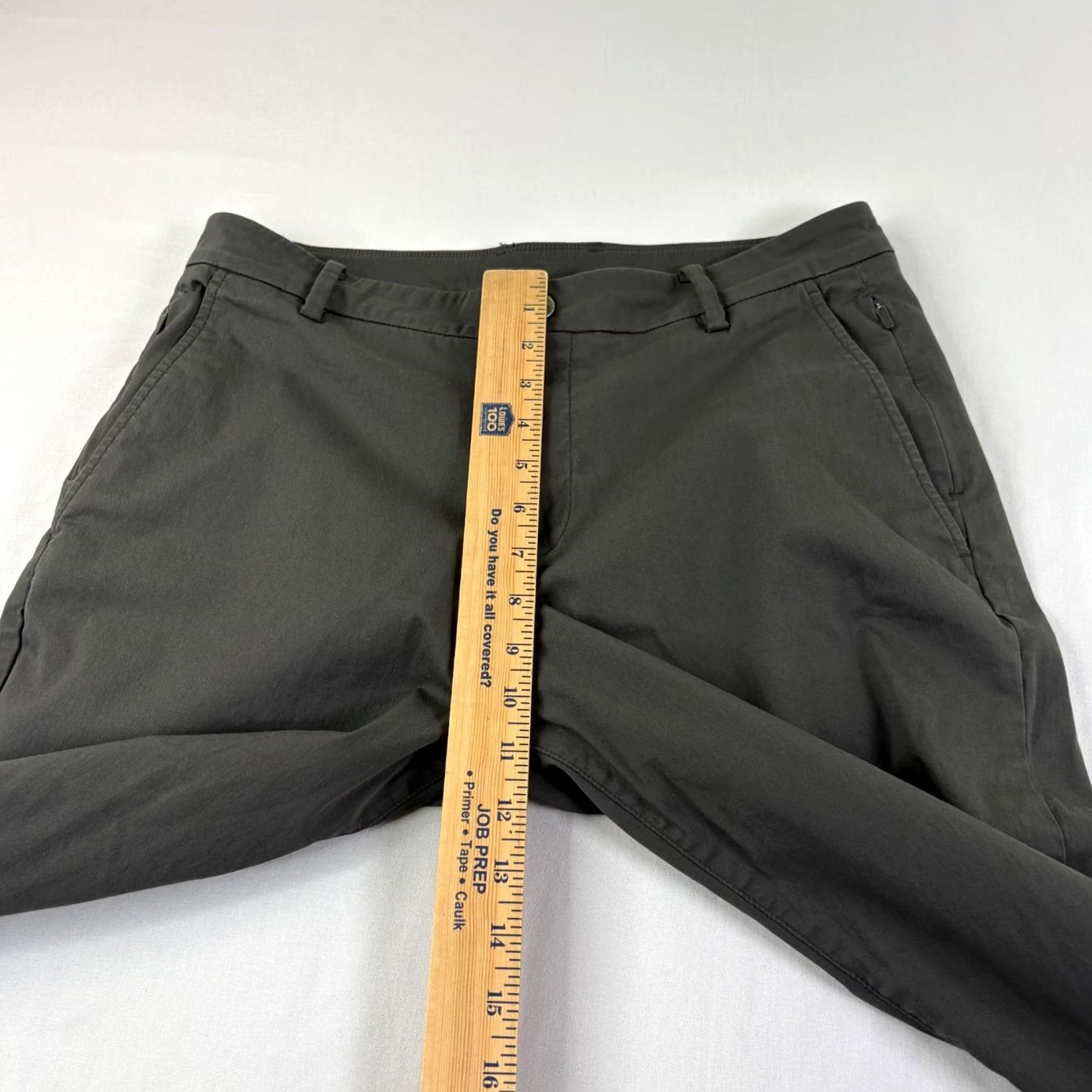 Vintage Bird Dogs Pants Mens 32x28 Gray Tapered Chino Reported Regular Inseam 28 in Logo Lined Casual Cotton Blend Front Zip Boys Girls Mens Womens Size US 32 / EU 48 - 5 Thumbnail