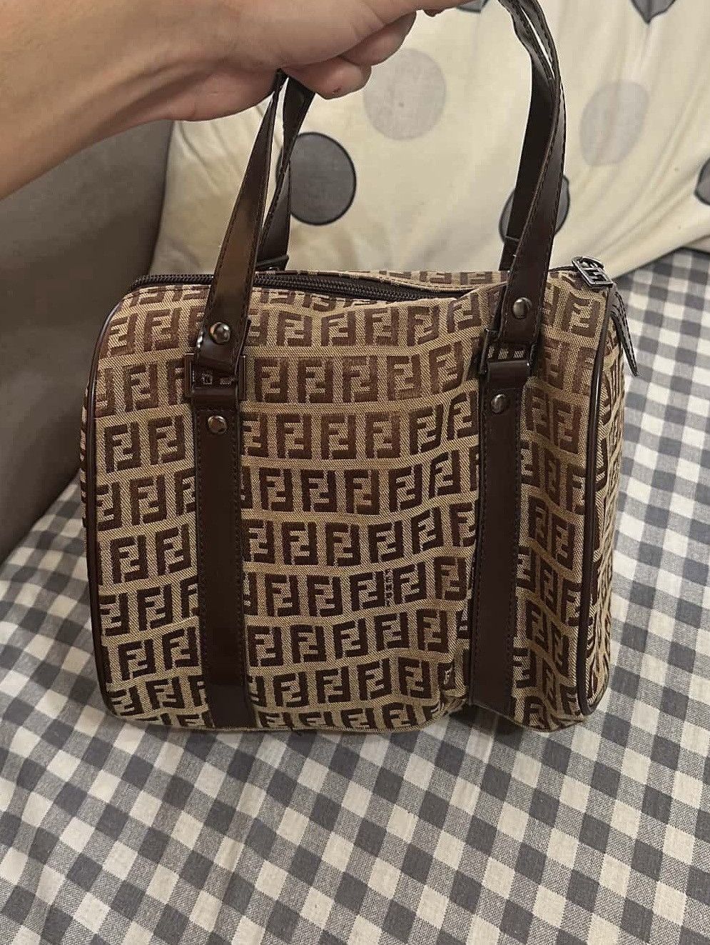 Fendi Vintage 90s Fendi Monogramm Bag Rare Size ONE SIZE - 1 Thumbnail