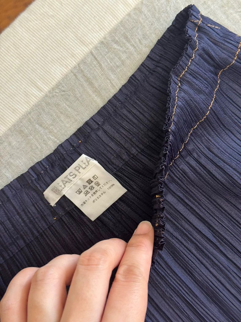 Issey Miyake issey miyake size:3 Denim blue pleated pants Size 42" / US 20 - 5 Thumbnail