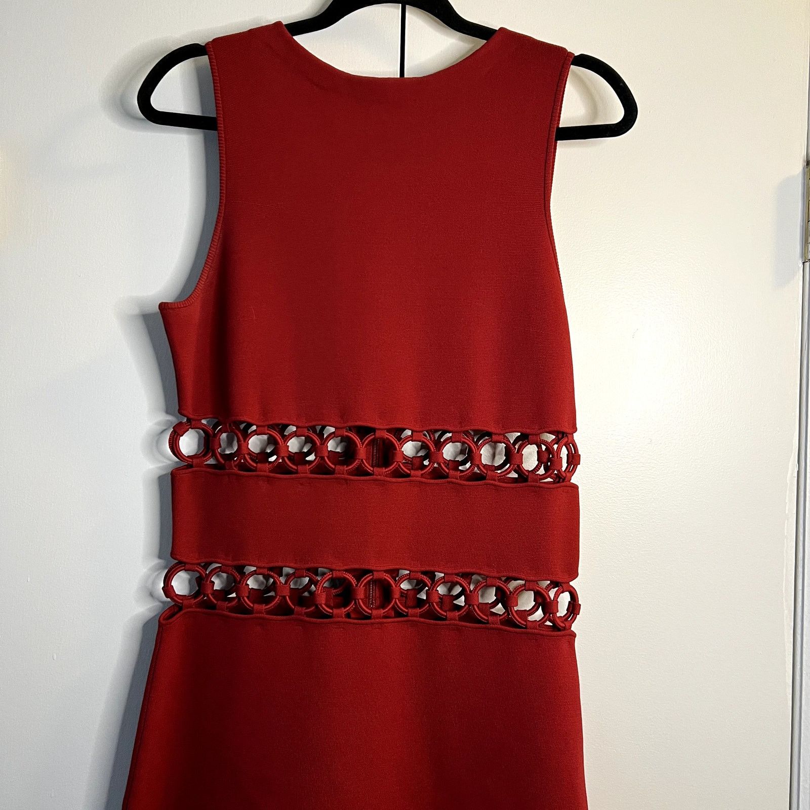 Cult Gaia River Knit Midi Sleeveless Dress size L red New -  www.skelectricalsolution.com
