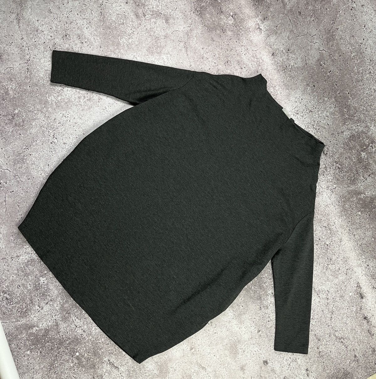 Other Hubert Gasser Oversized Cocoon Dress Wool Cashmere Dark Grey Size L / US 10 / IT 46 - 3 Thumbnail