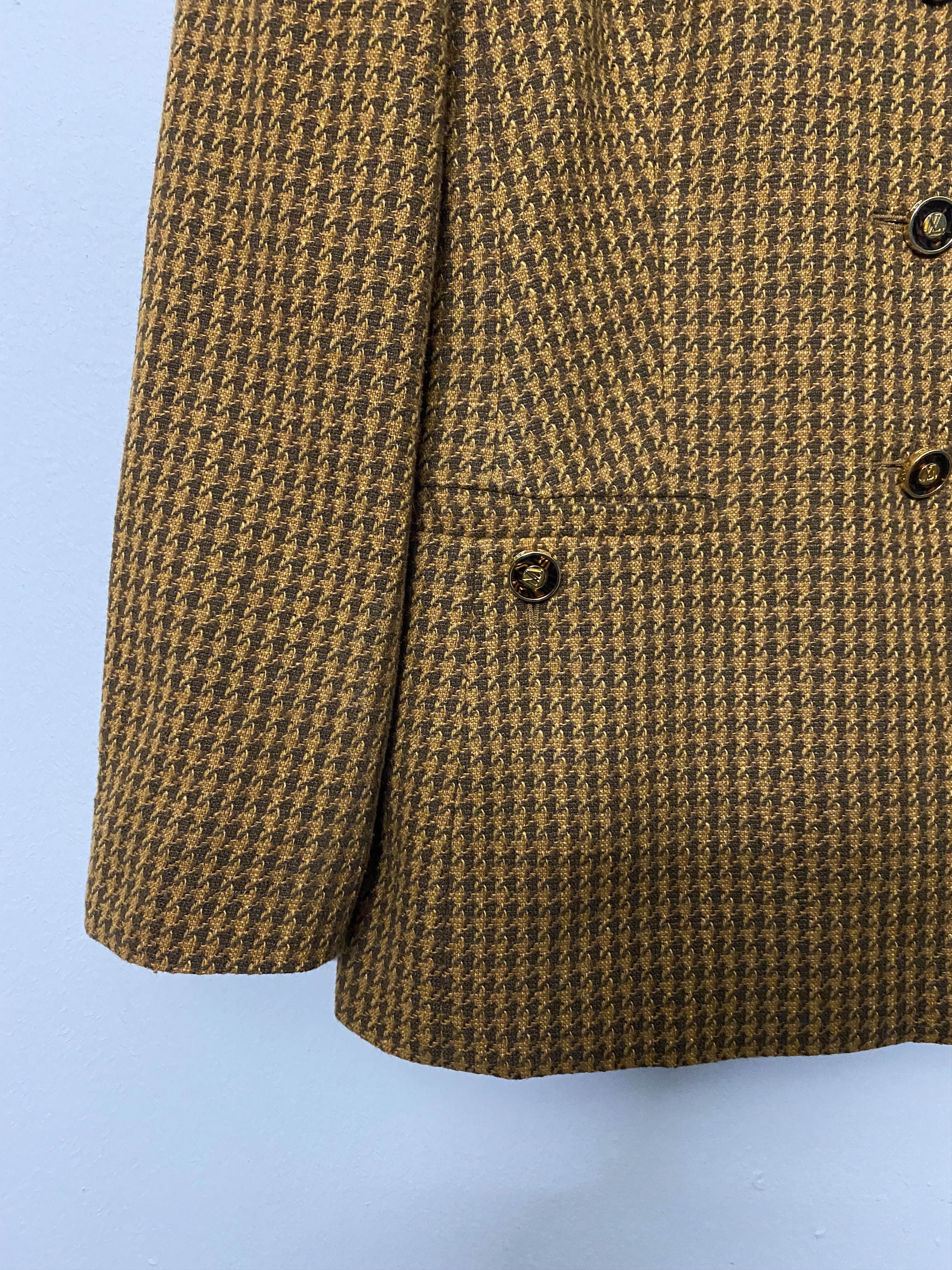 Escada Archive Escada Zegna Wool Silk Houndstooth Blazer Jacket Size M / US 6-8 / IT 42-44 - 8 Thumbnail