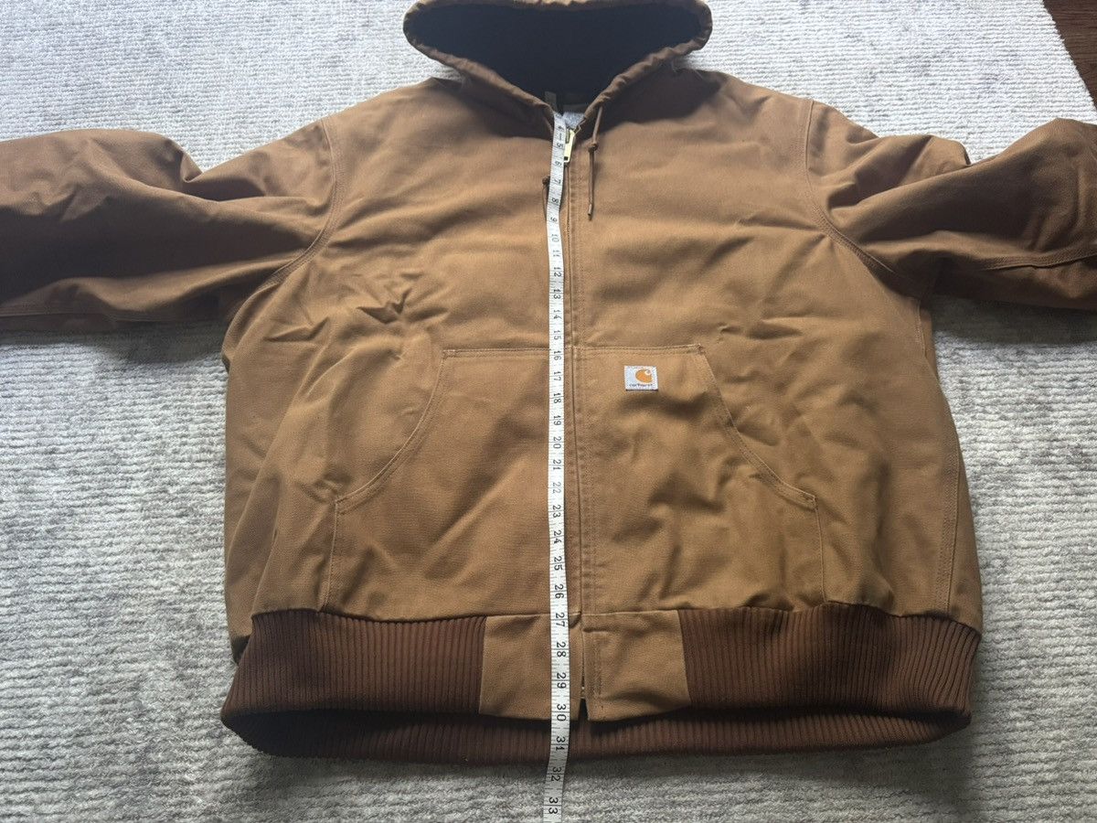 Carhartt Carhartt Tan Brown Hooded Jacket Detroit Active J140 BRN Size US XL / EU 56 / 4 - 12 Thumbnail