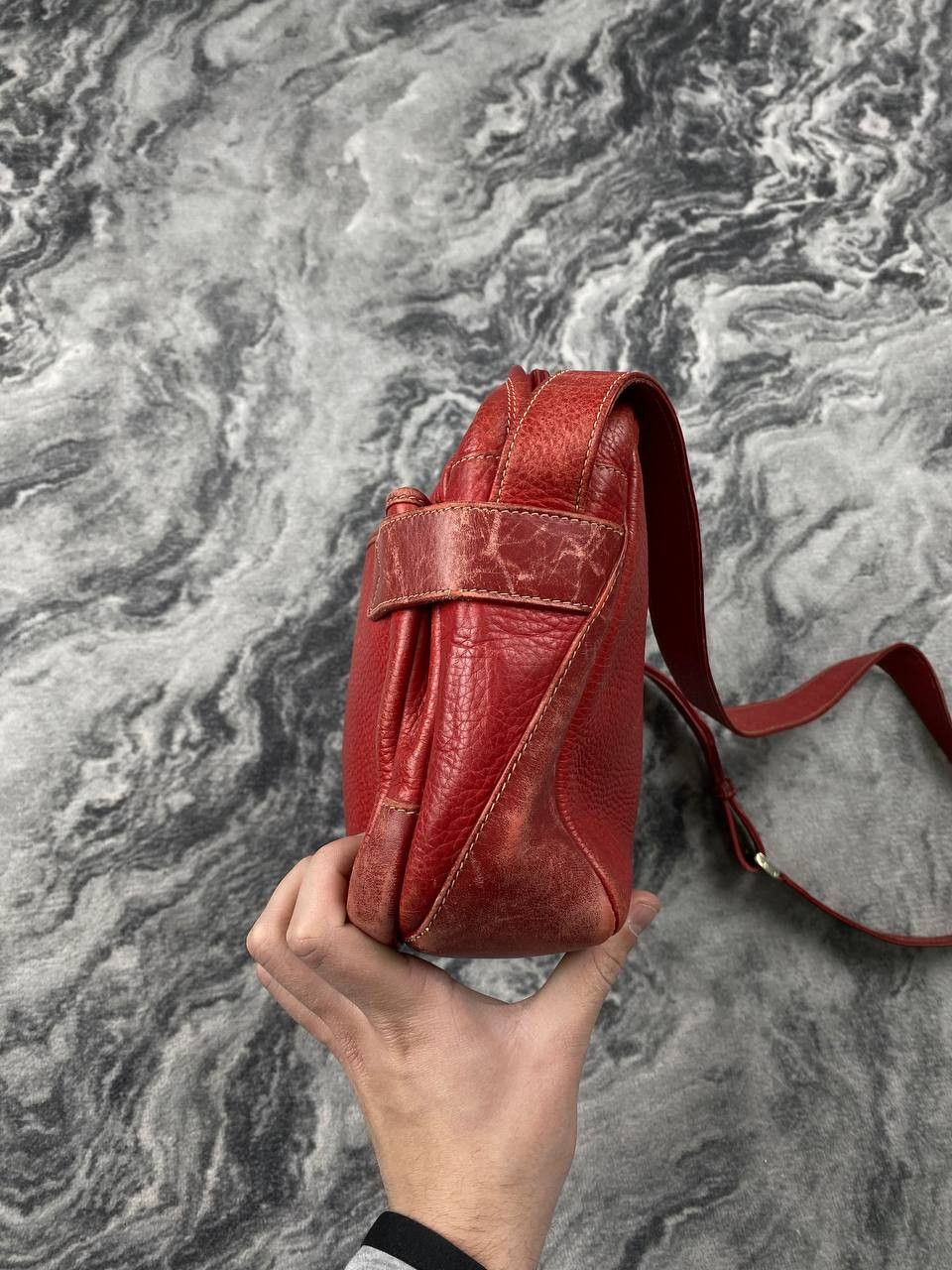 Gucci Vintage Gucci 80s-90s Leather Crossbody Shoulders Size ONE SIZE - 3 Thumbnail