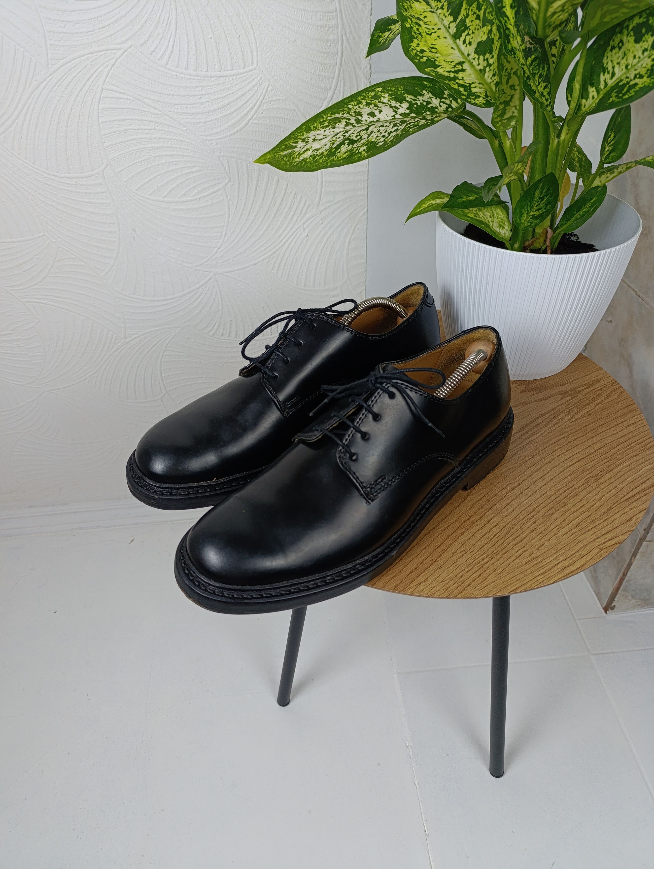 Avant Garde Our Legacy Uniform Parade Derby Leather Black Shoes, Men's (Size 11)