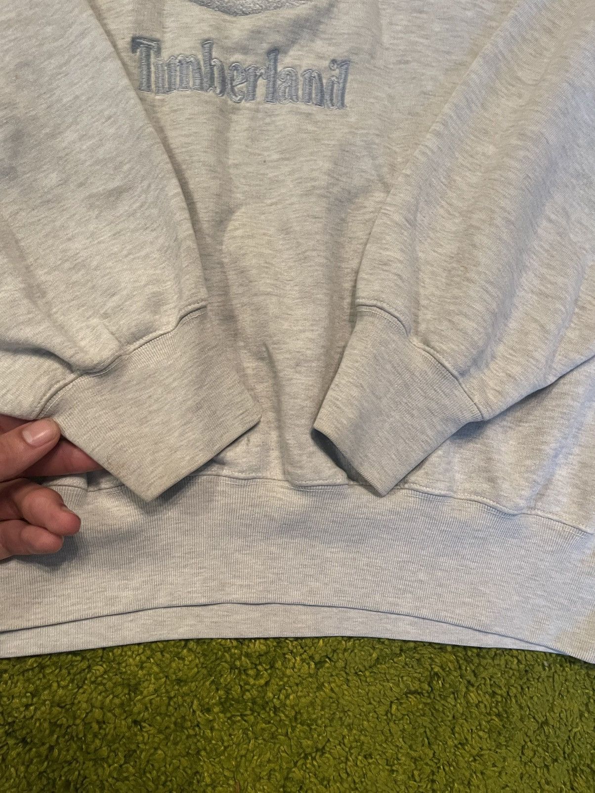 Timberland × Vintage Timberland Y2K vintage faded big logo sweatshirt Size US XL / EU 56 / 4 - 4 Thumbnail