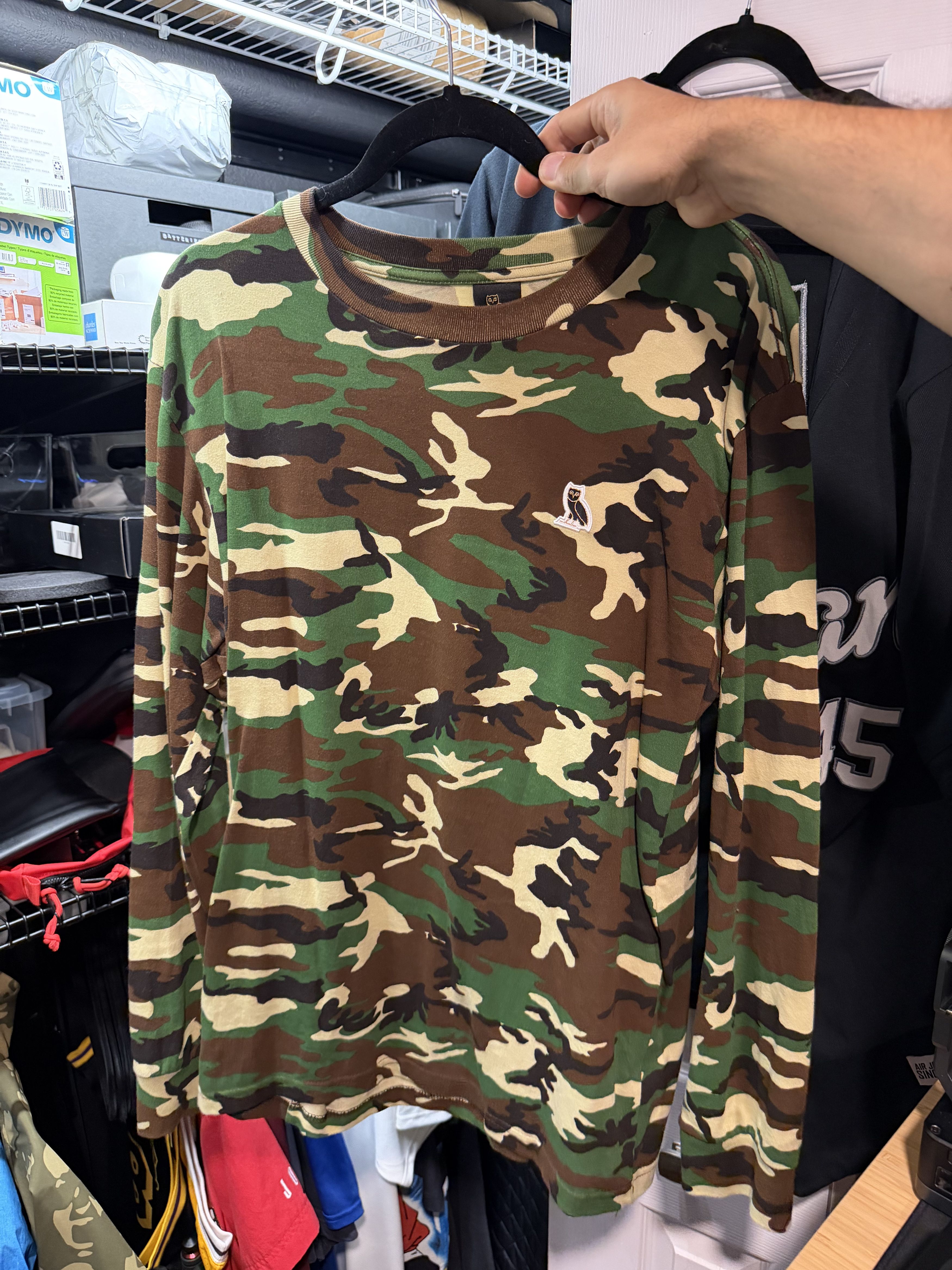 October's Very Own OVO October’s Very Own Camo Long Sleeve T-Shirt – Size L Size US L / EU 52-54 / 3 - 1 Thumbnail