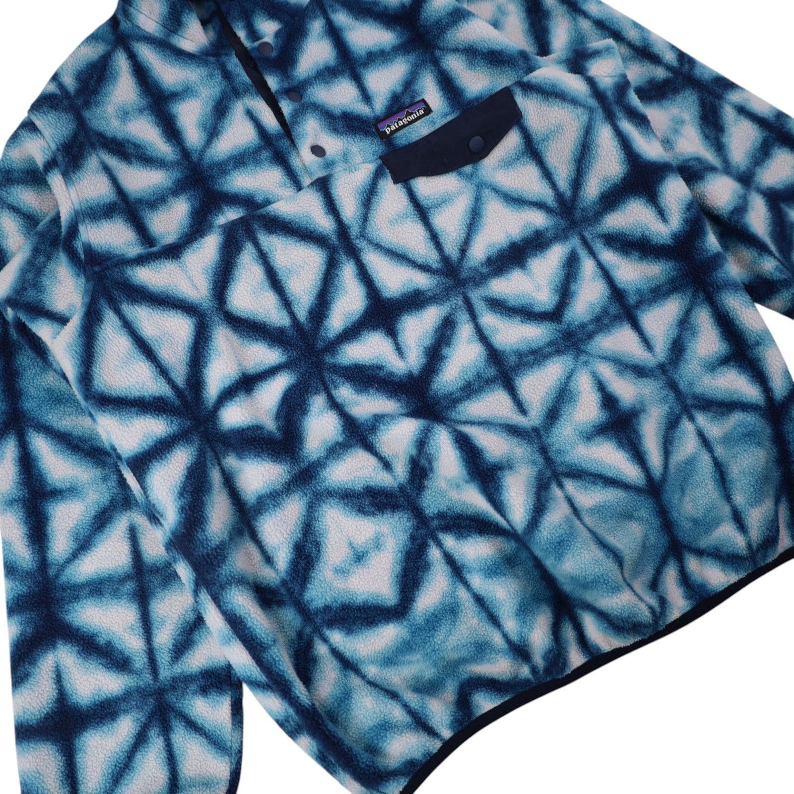 Patagonia Patagonia Syncilla Snow Flake Snap T Fleece Sweatshirt Size L / US 10 / IT 46 - 3 Thumbnail