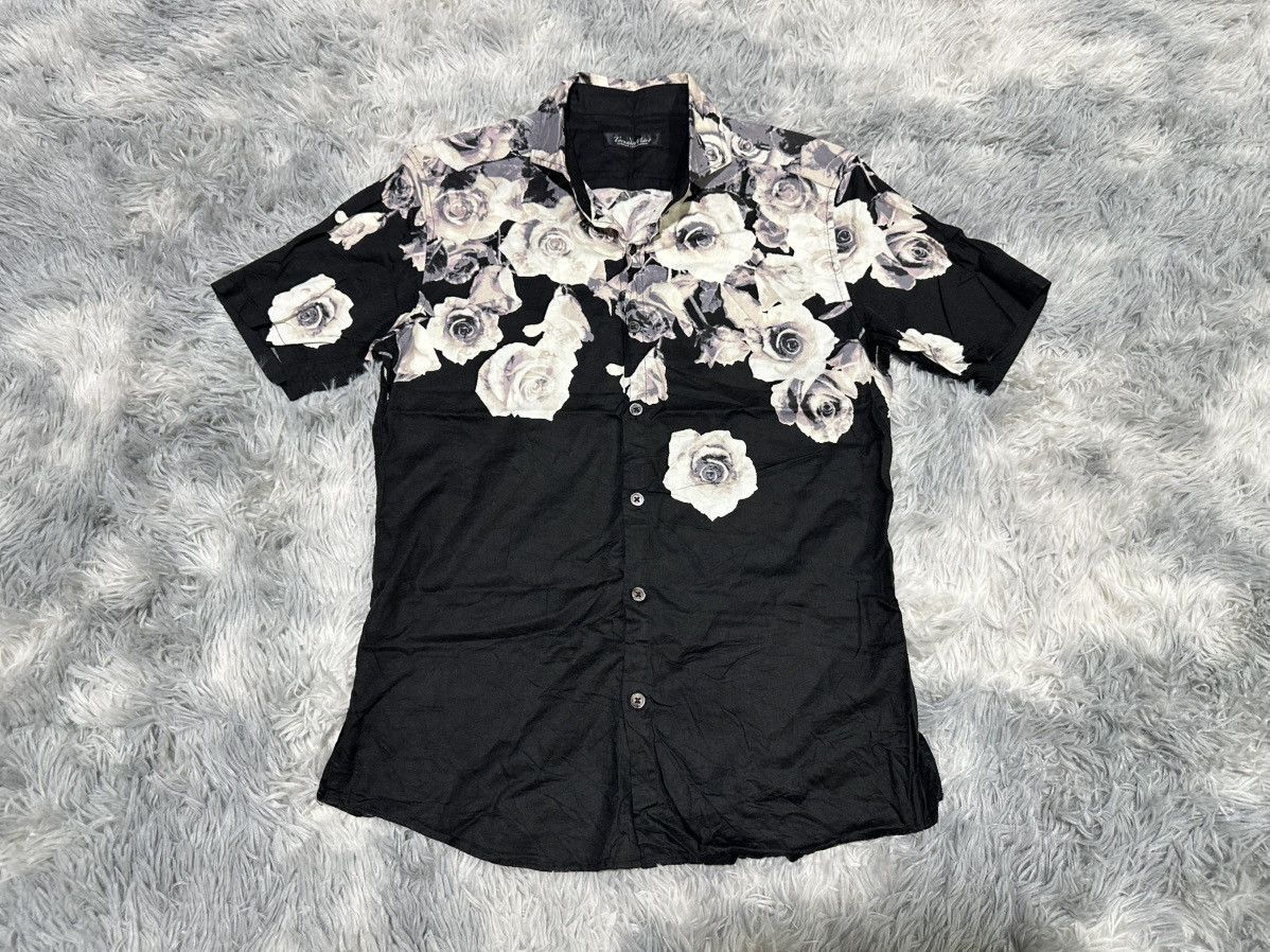 Tornado Mart 🔥Sick Y2K Tornado Mart Shirt Rose Printed Short Sleeve Size US M / EU 48-50 / 2 - 1 Thumbnail