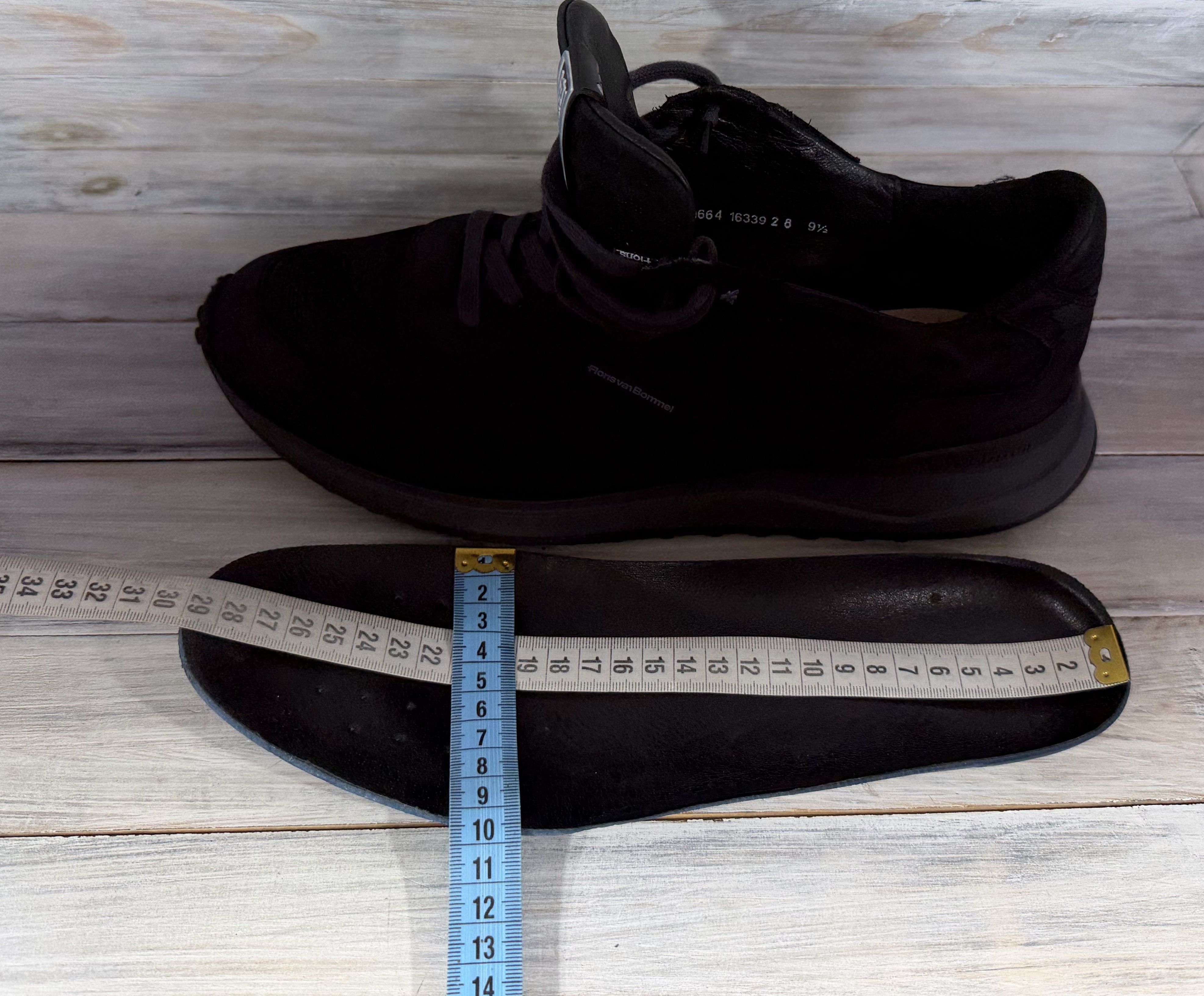 Floris van Bommel FLORIS VAN BOMMEL Noppi Black Leather Sneakers Luxury Size US 10.5 / EU 43-44 - 13 Thumbnail