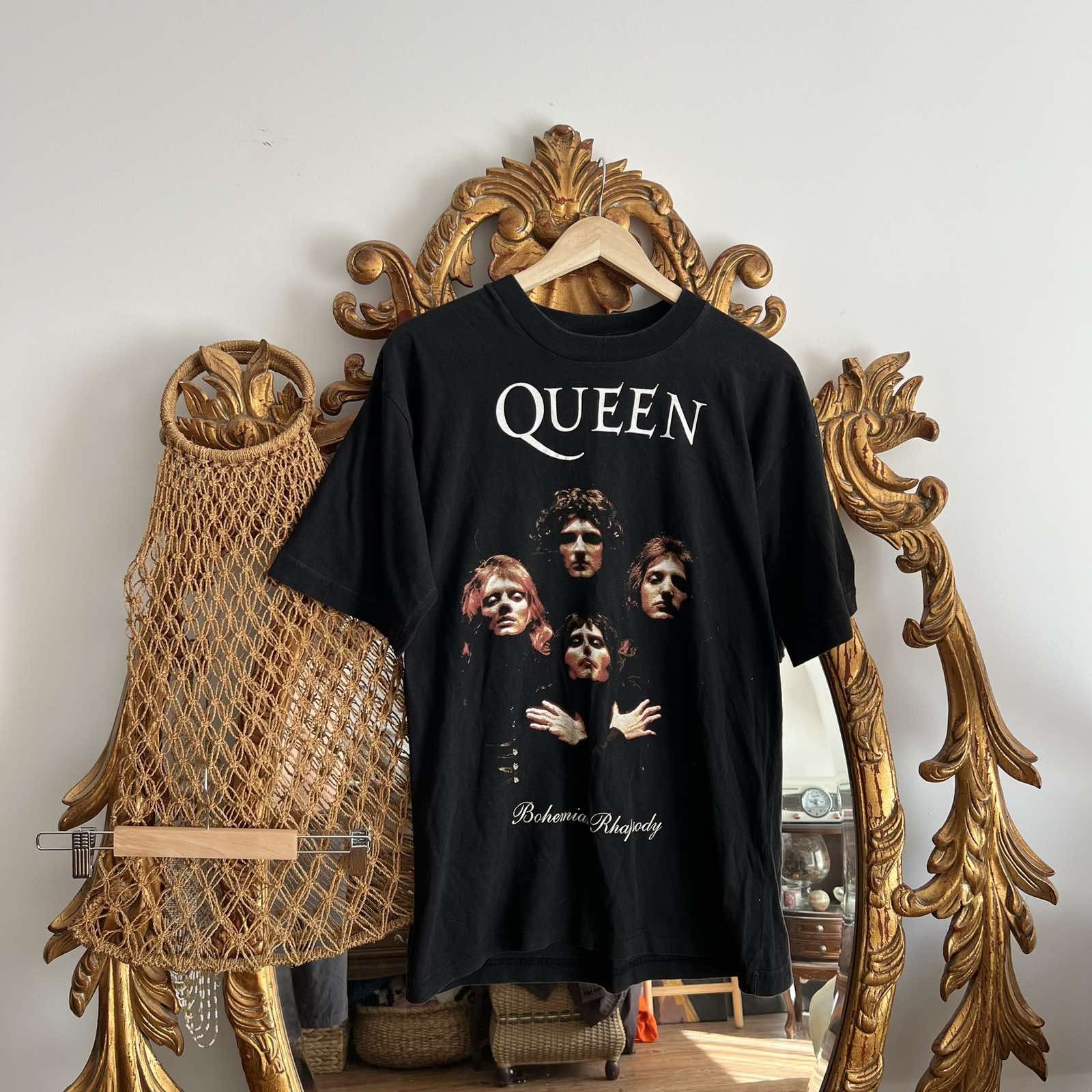 Band Tees × Vintage VERY RARE QUEEN BIG LOGO T-SHIRT TOUR BAND ROCK 90S Size US M / EU 48-50 / 2 - 1 Thumbnail