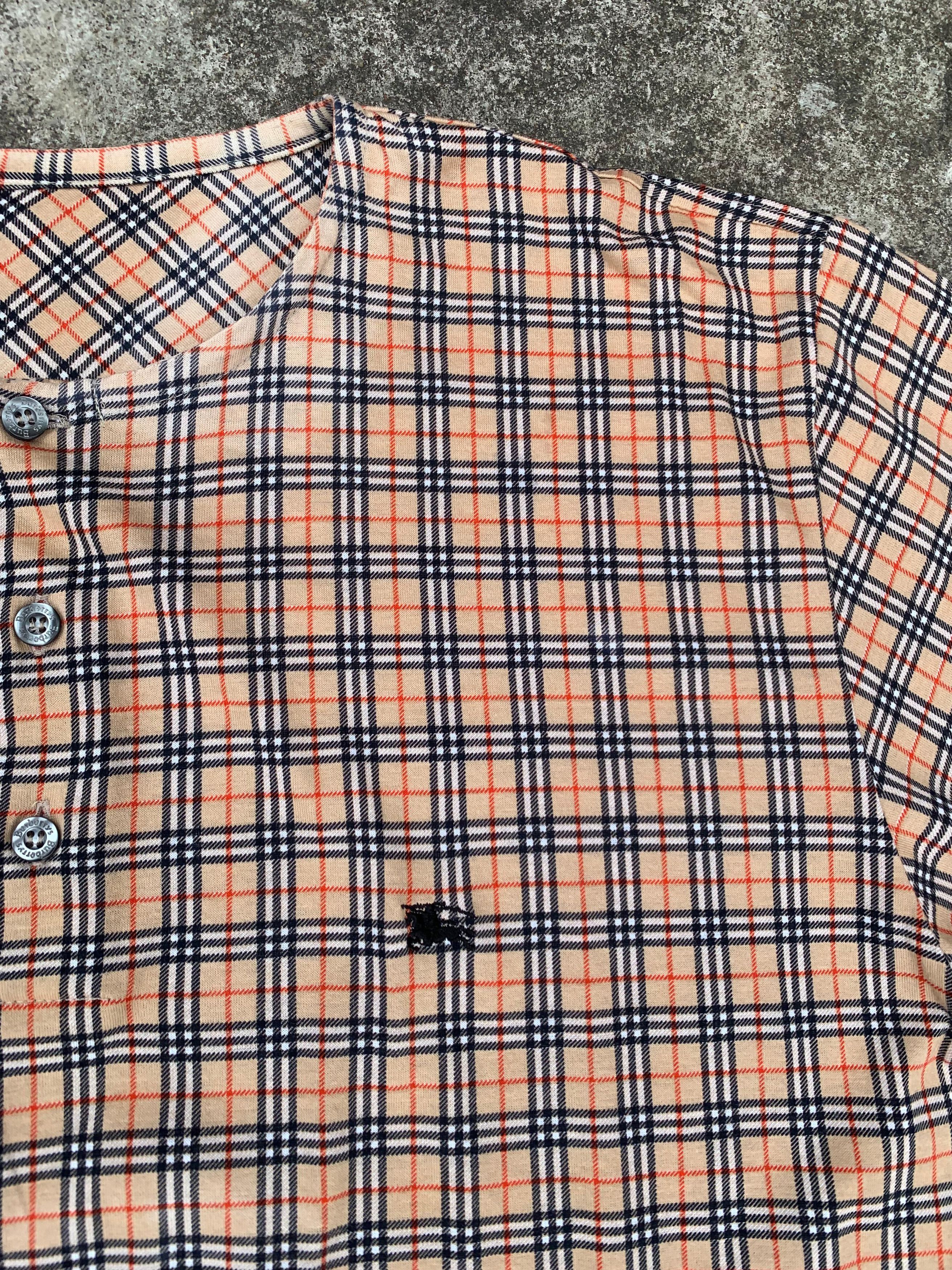 Burberry × Designer Burberry nova check t shirt Size US L / EU 52-54 / 3 - 3 Thumbnail