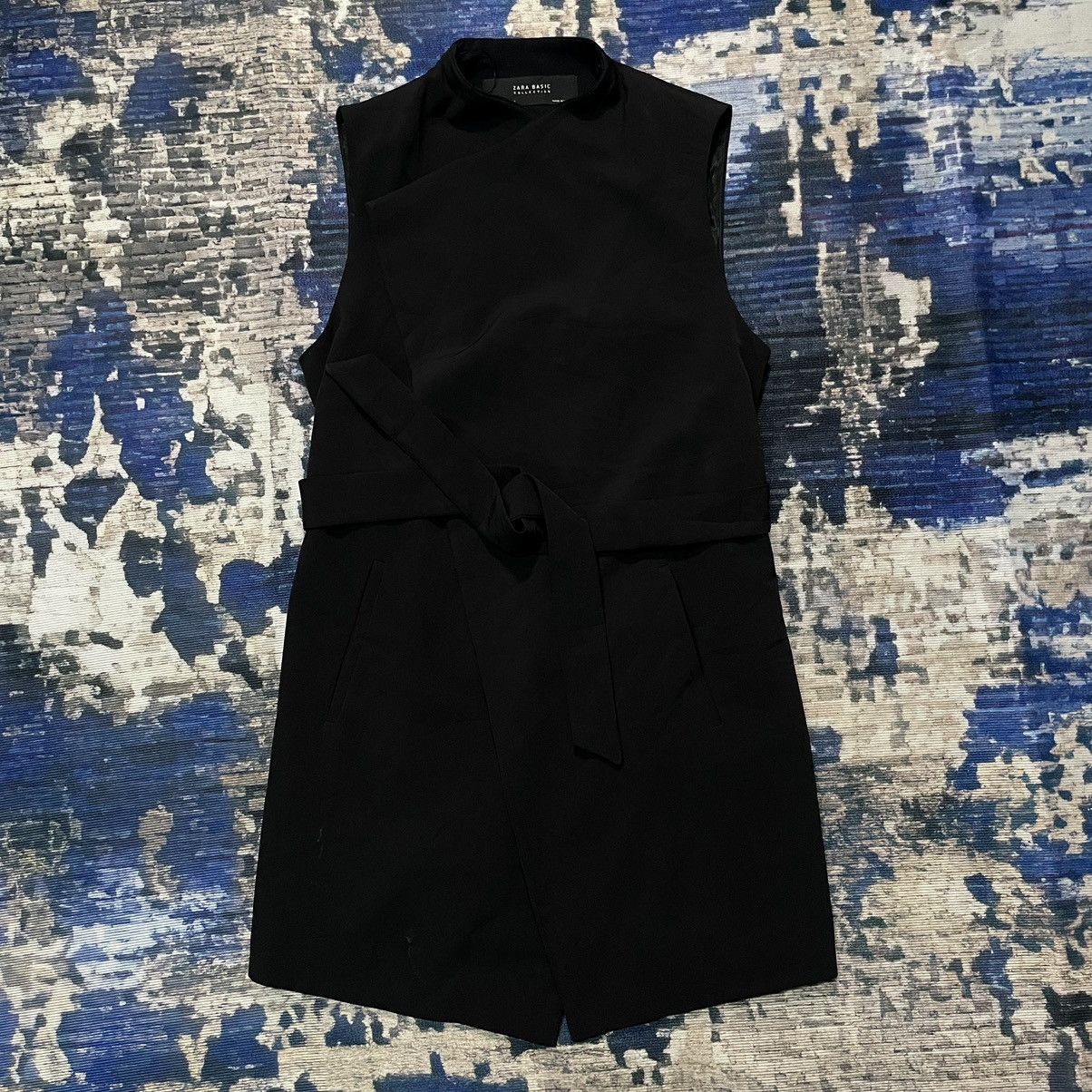 Yohji Yamamoto Zara Sleeveless Double Breasted Dress Tie Belt Yohji Style Size S / US 4 / IT 40 - 2 Thumbnail