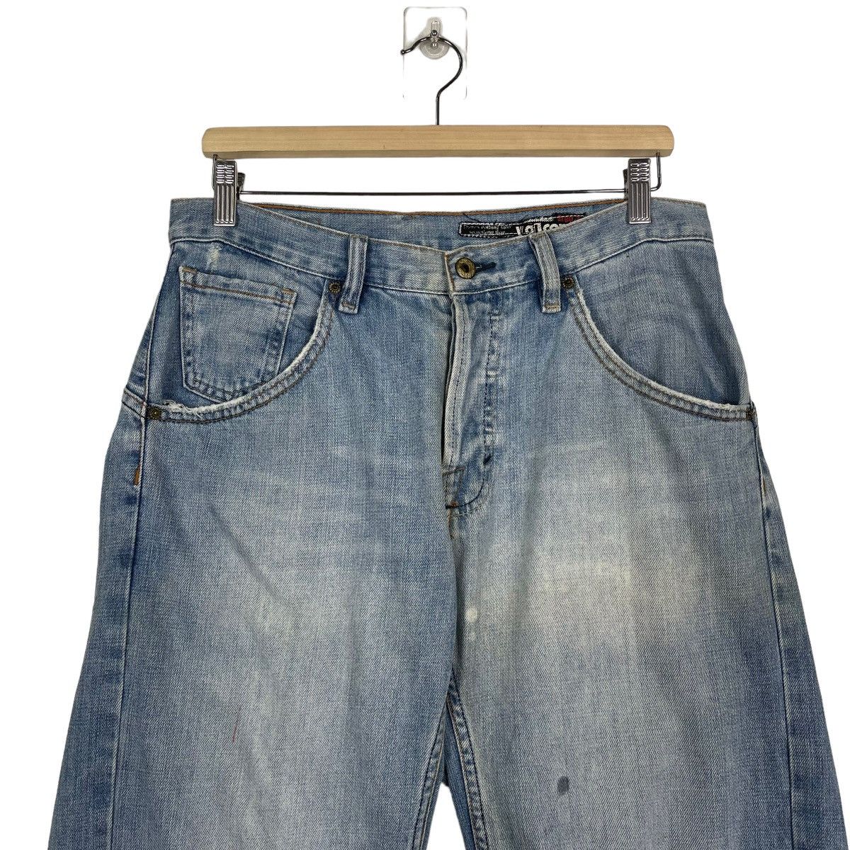 Volcom × Von Dutch Volcom Stone Boardwear Fabric Made In Usa Faded Blue Jeans Size US 32 / EU 48 - 3 Thumbnail