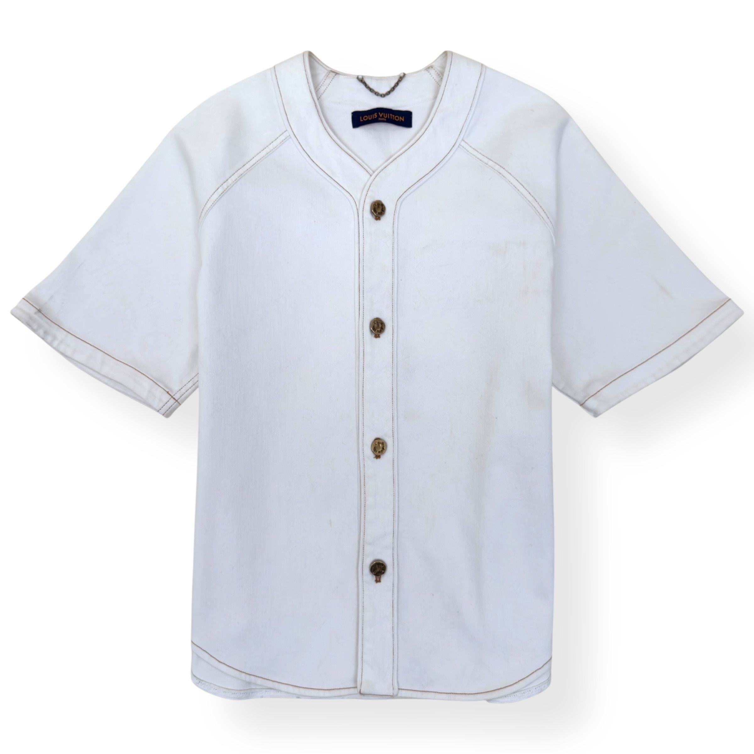 Louis Vuitton LOUIS VUITTON MONOGRAM BASEBALL SHIRT XL Size US XL / EU 56 / 4 - 1 Thumbnail