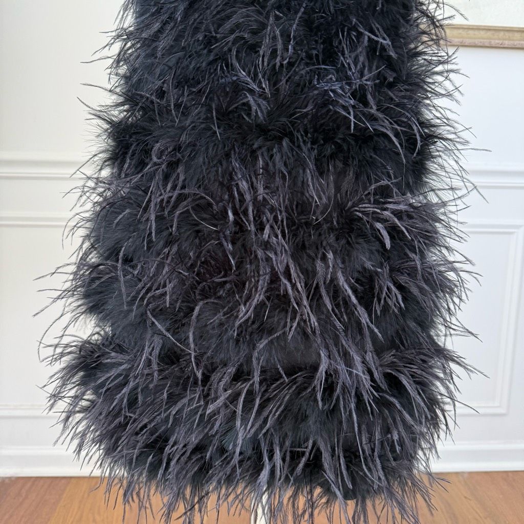 Nasty Gal NWT Nasty Gal Feather Bandeau Mini Dress $118 4 Size S / US 4 / IT 40 - 3 Thumbnail