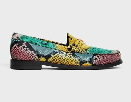 Celine mocassino luco in goat skin piton print Size US 5 / IT 35 - 1 Thumbnail