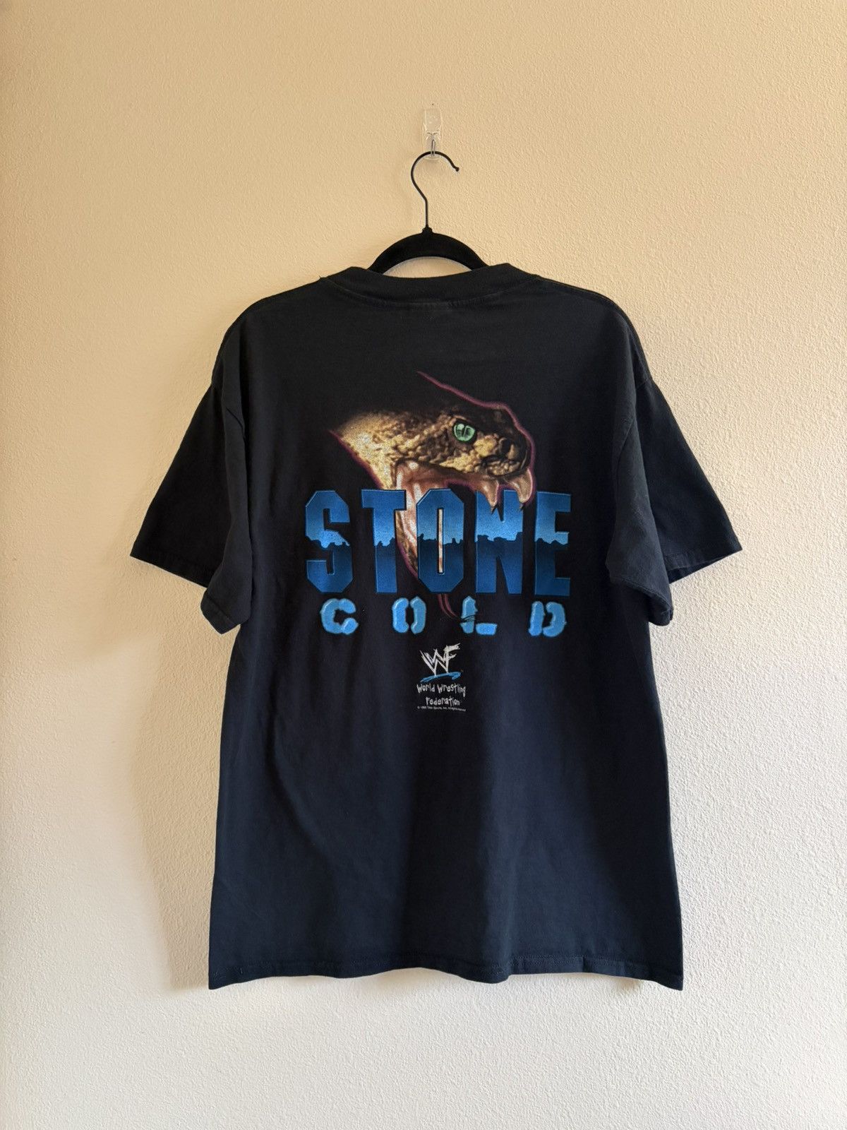 Vintage Vintage 1998 WWF Stone Cold Steve Austin Rattlesnake Tee L Size US L / EU 52-54 / 3 - 1 Thumbnail