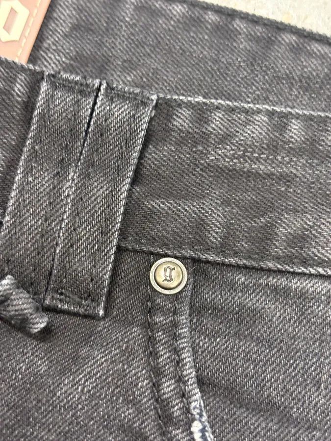 John Galliano SS2014 John Galliano Black Magazine Denim Washed Jeans Size US 31 - 8 Thumbnail