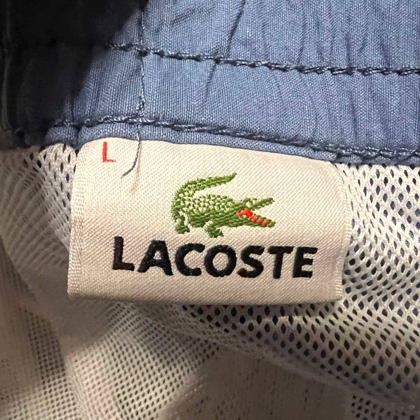 Lacoste Lacoste Swim Trunks Shorts Mens Large Blue Performance Size US 33 - 5 Thumbnail