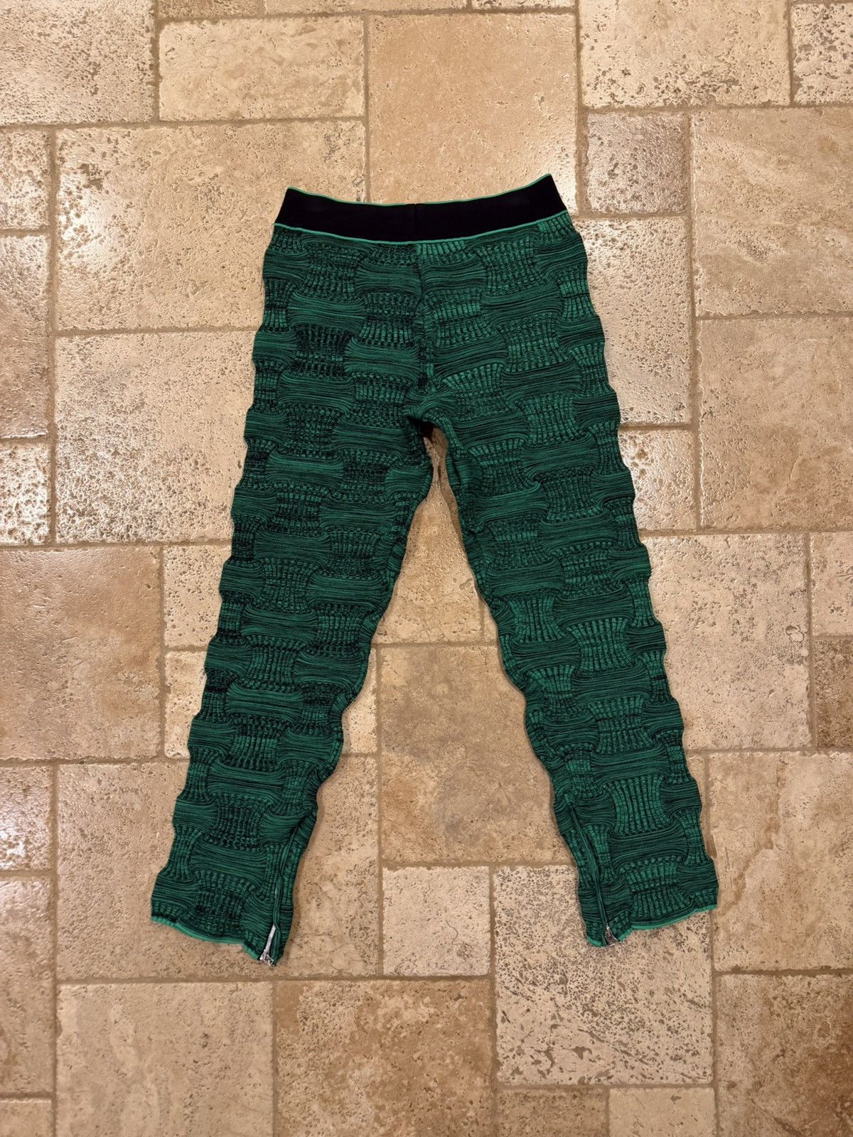 Bottega Veneta Bottega Veneta Intreciatto Mouline Weave Knit Track Pants Size US 32 / EU 48 - 5 Thumbnail