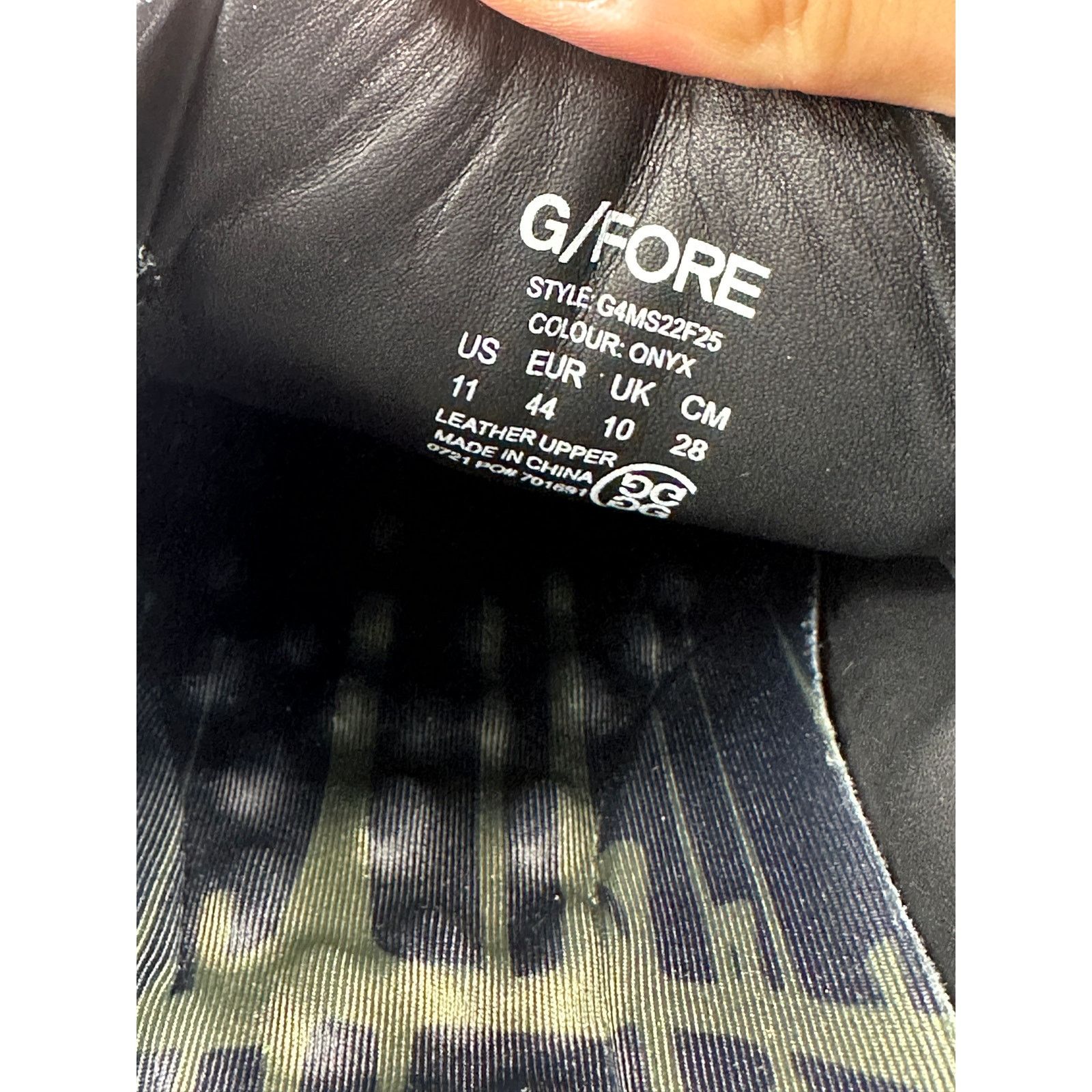 G/FORE G/FORE Gfore Disruptor Street Golf Shoe Men 11 Black Leather Size US 11 / EU 44 - 8 Thumbnail