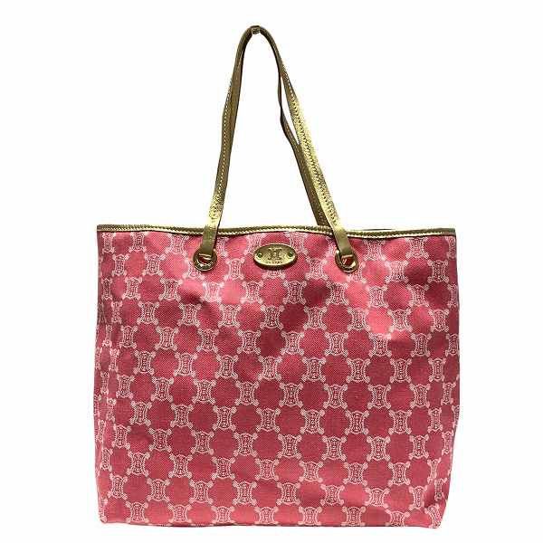 Celine Celine Macadam Canvas Leather Tote Bag Leather Tote Bag Ce0034 Duty Free For Usa in Pink, Women's