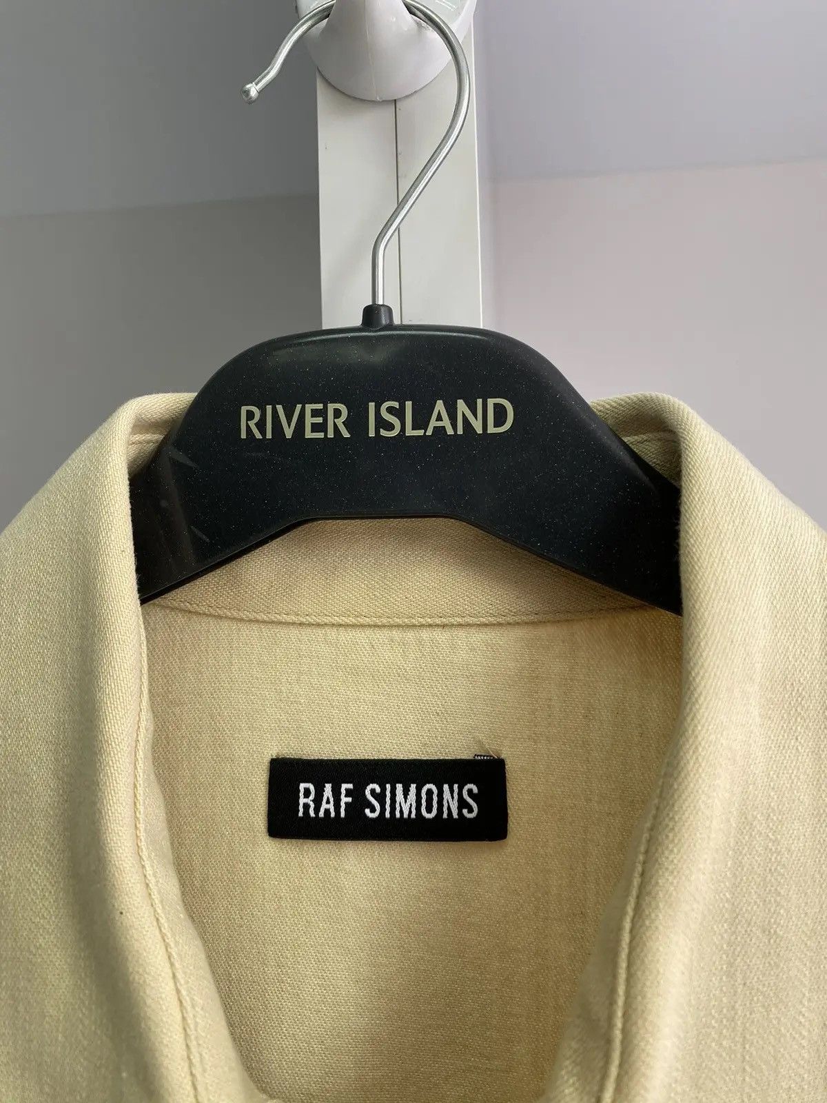 Raf Simons × Vintage Vintage Raf Simons 15SS Two Pocket RS Walker Patch Shirt Size US L / EU 52-54 / 3 - 12 Thumbnail