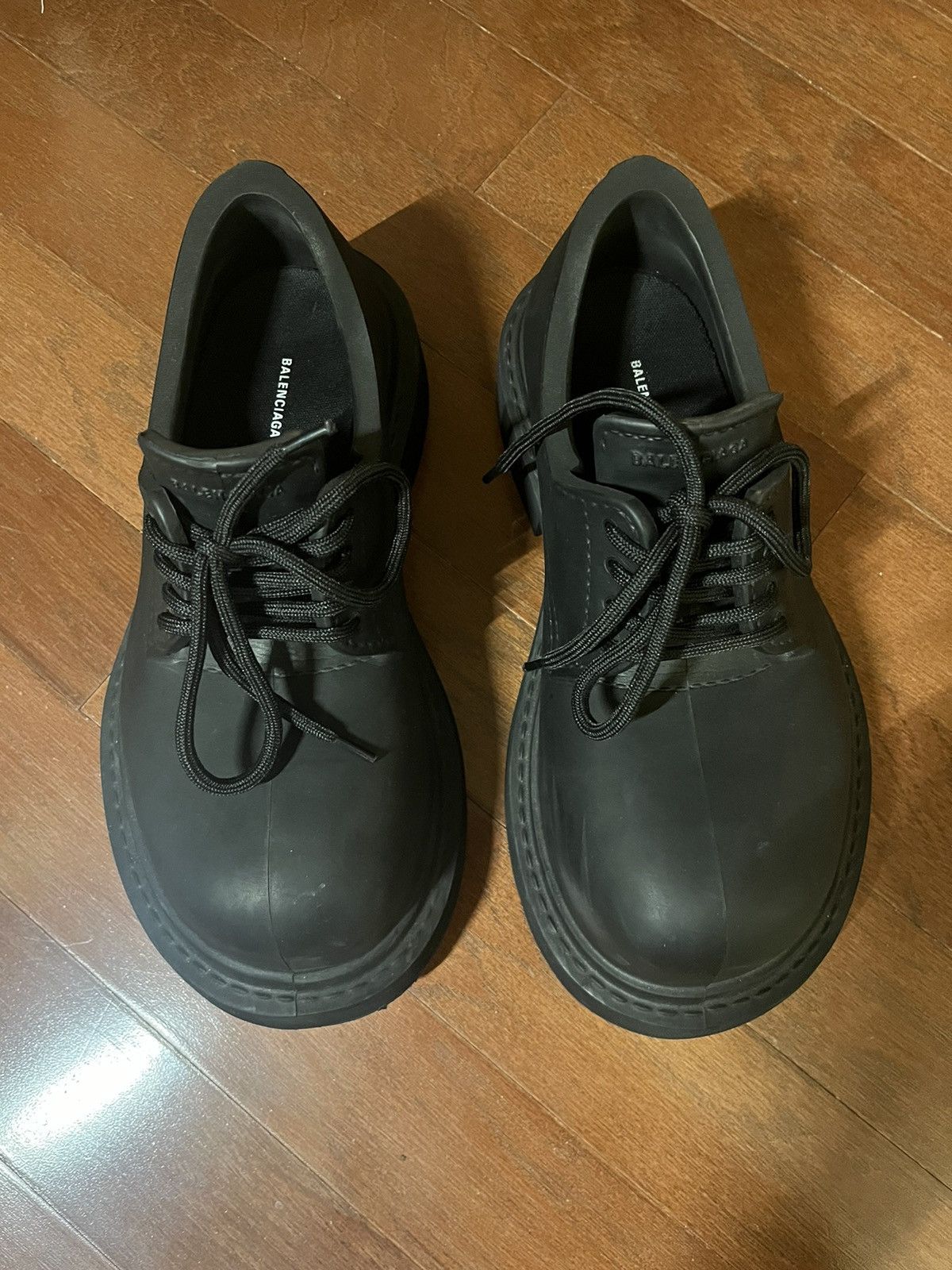 Pre-owned Balenciaga Steroid Derby Shoes In Black | ModeSens Pre-owned Balenciaga Steroid Derby Shoes In Black | ModeSens