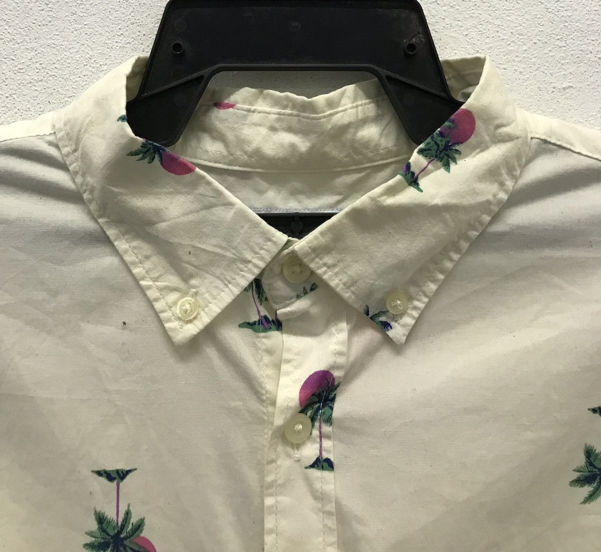 Old Navy × Vintage Vintage Old Navy Slimfit Built-In Flex Shirt Button Ups Size US L / EU 52-54 / 3 - 3 Thumbnail