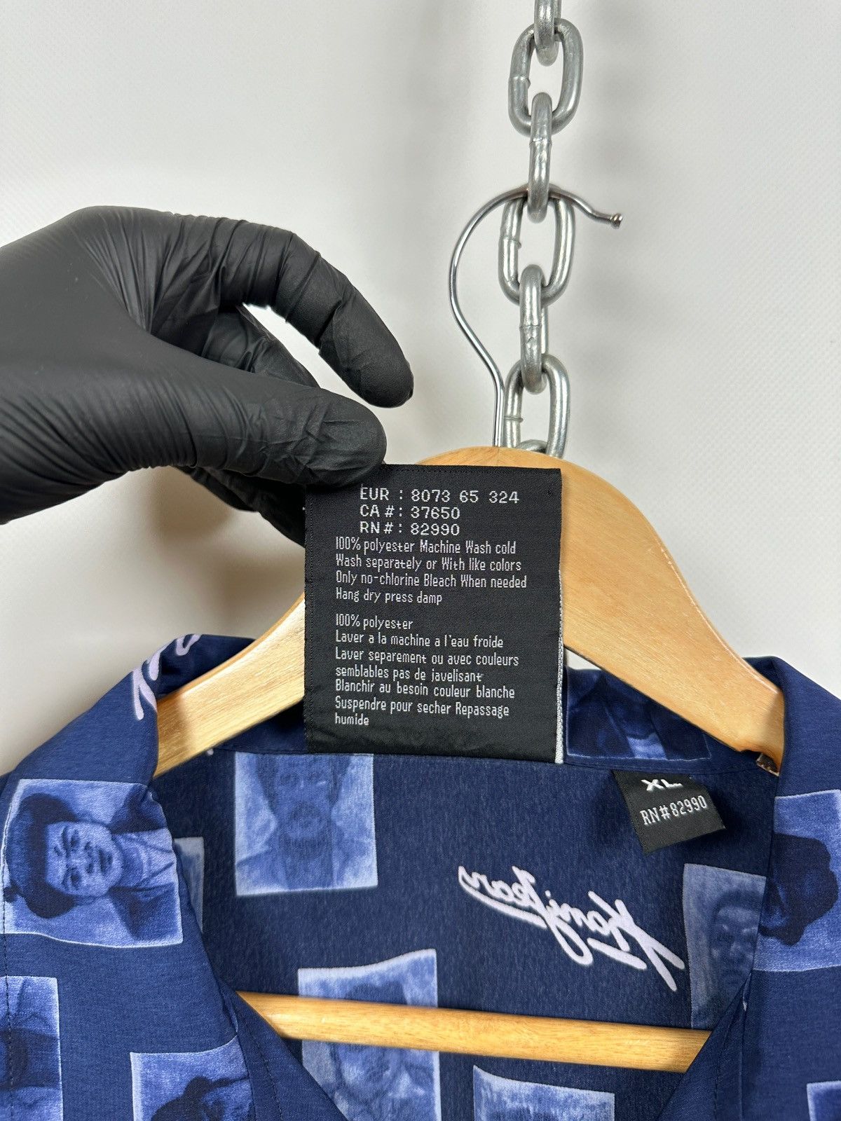 Karl Kani Vintage Karl Kani Jeans Monogram All Over Print Shirt Size US XL / EU 56 / 4 - 14 Thumbnail