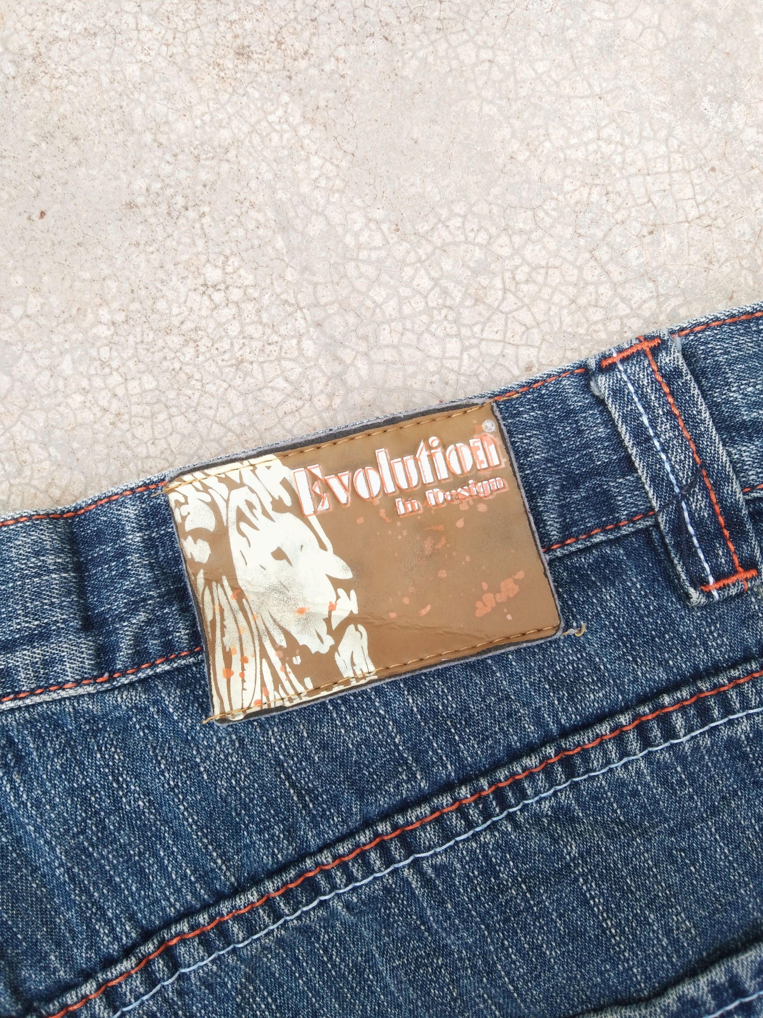 Vintage Vintage Y2k Evolution In Design Baggy Jeans Ed hardy Style Size US 34 / EU 50 - 5 Thumbnail