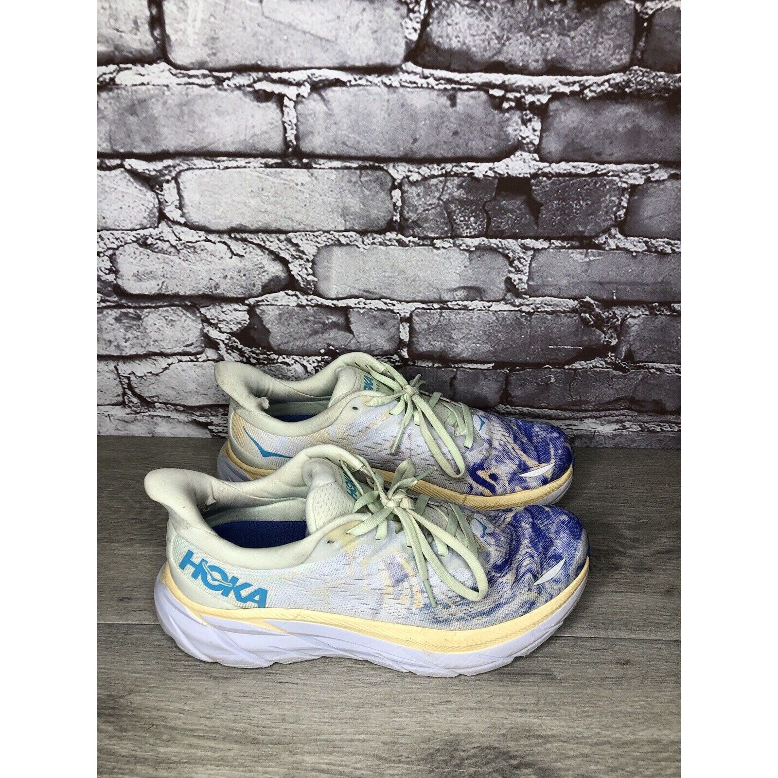 Hoka Hoka One One Clifton 8 Together Multi Color Fabric Lace Runn Size US 7.5 / EU 40-41 - 23 Thumbnail