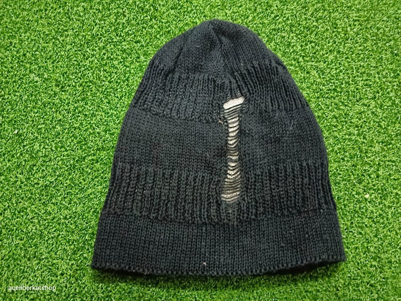 Japanese Brand UNITED ARROW BLUE LABEL Distressed Beanie Size ONE SIZE - 2 Thumbnail