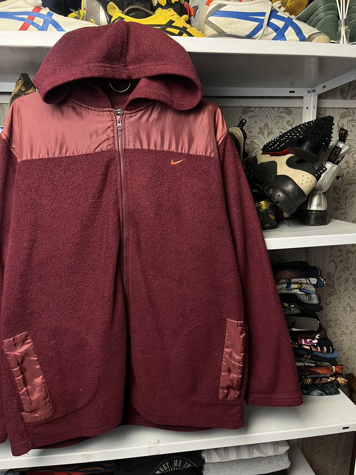 Nike Vintage Nike Fleece Hoodie Size XL Size US L / EU 52-54 / 3 - 18 Thumbnail