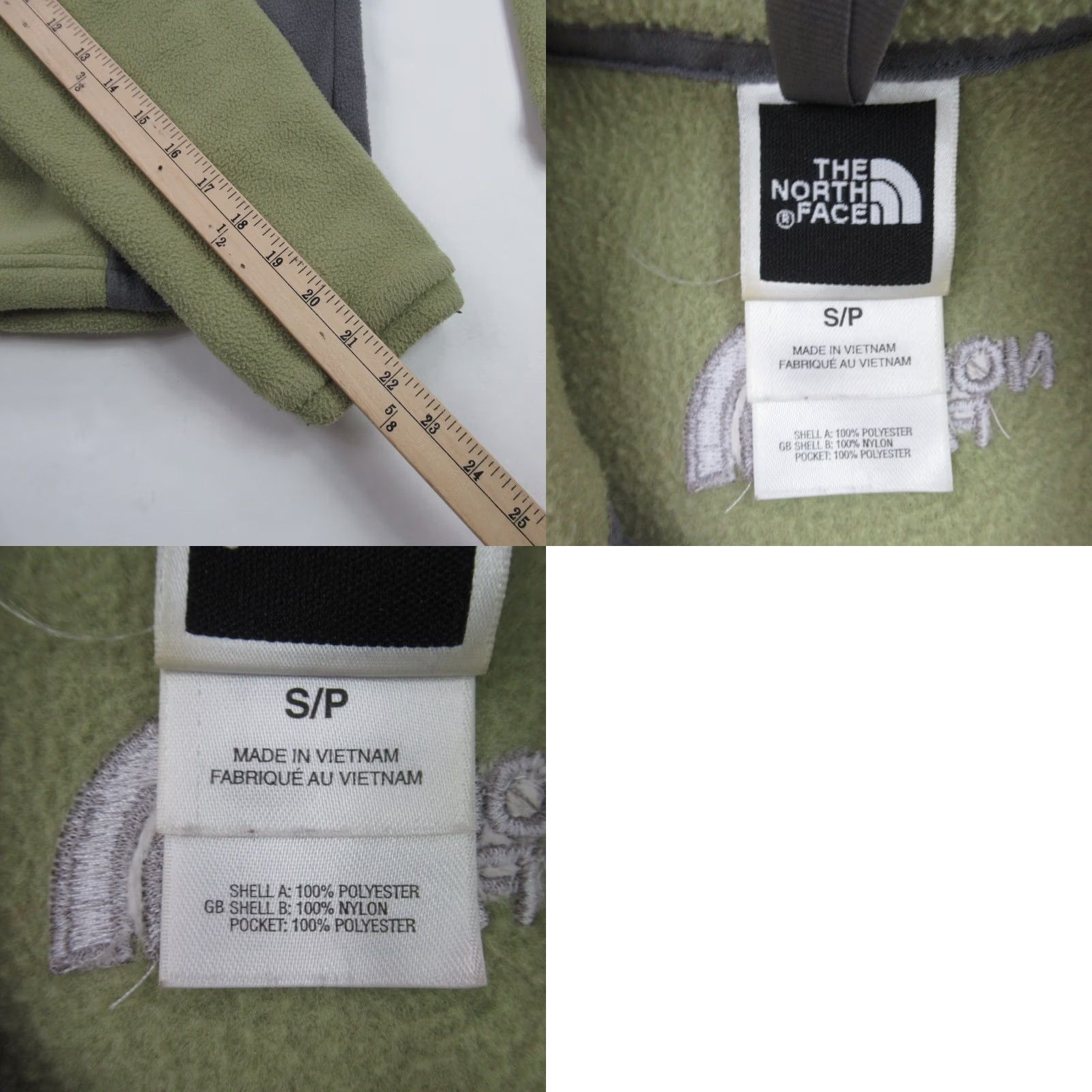 The North Face The North Face Jacket Womens Small Long Sleeve Green Fleece Full Zip Outdoors Size S / US 4 / IT 40 - 8 Thumbnail