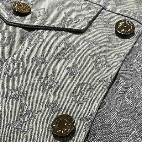 Louis Vuitton Louis Vuitton Monogram Jacquard Denim Jacket Size US S / EU 44-46 / 1 - 5 Thumbnail