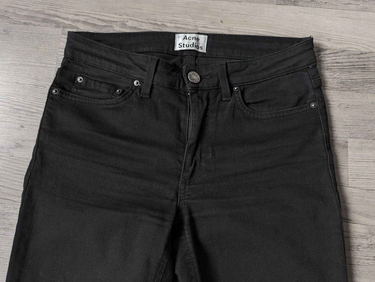 Acne Studios Acne Studios Skin 5 Black Skinny jeans 26 Size 26" / US 2 / IT 38 - 2 Thumbnail