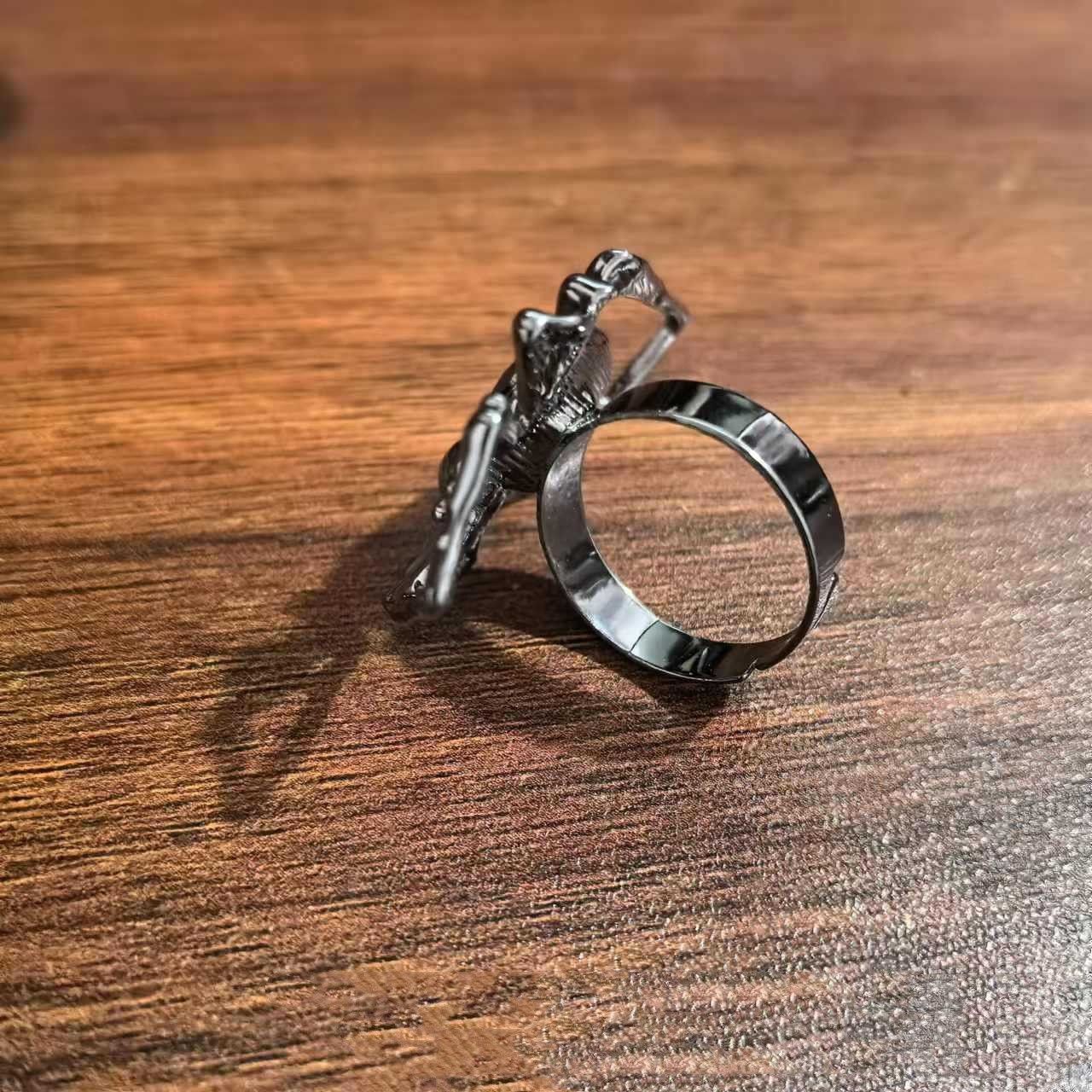 Jewelry Vintage Spider Gemstone Ring Size ONE SIZE - 3 Thumbnail