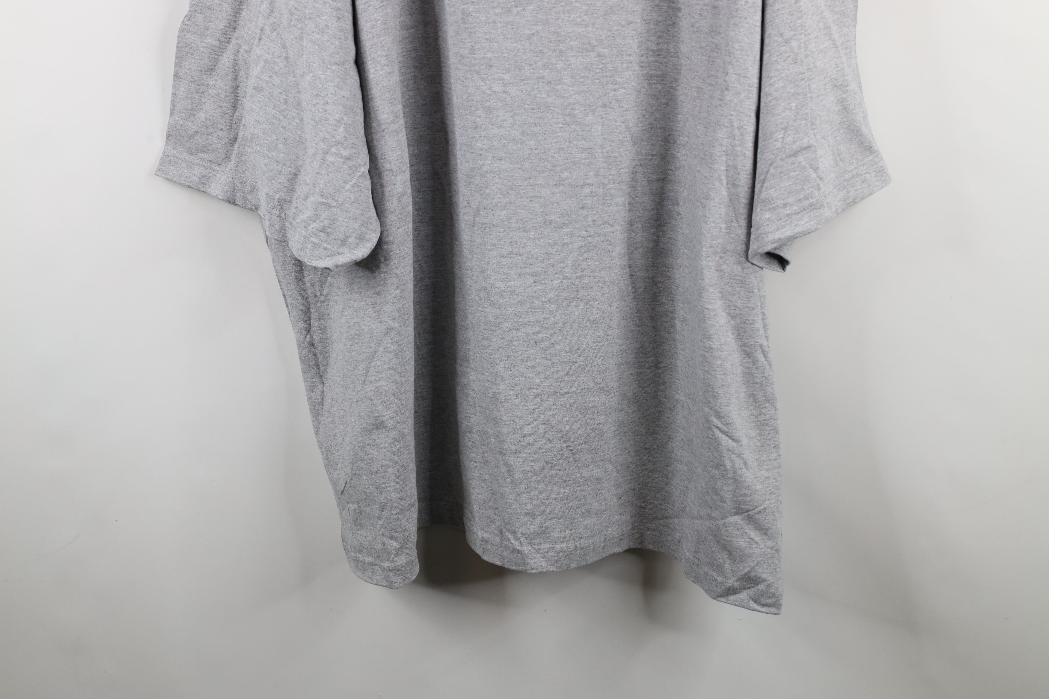 Vintage Vintage 90s Streetwear Short Sleeve T-Shirt Heather Gray Size US XXL / EU 58 / 5 - 3 Thumbnail