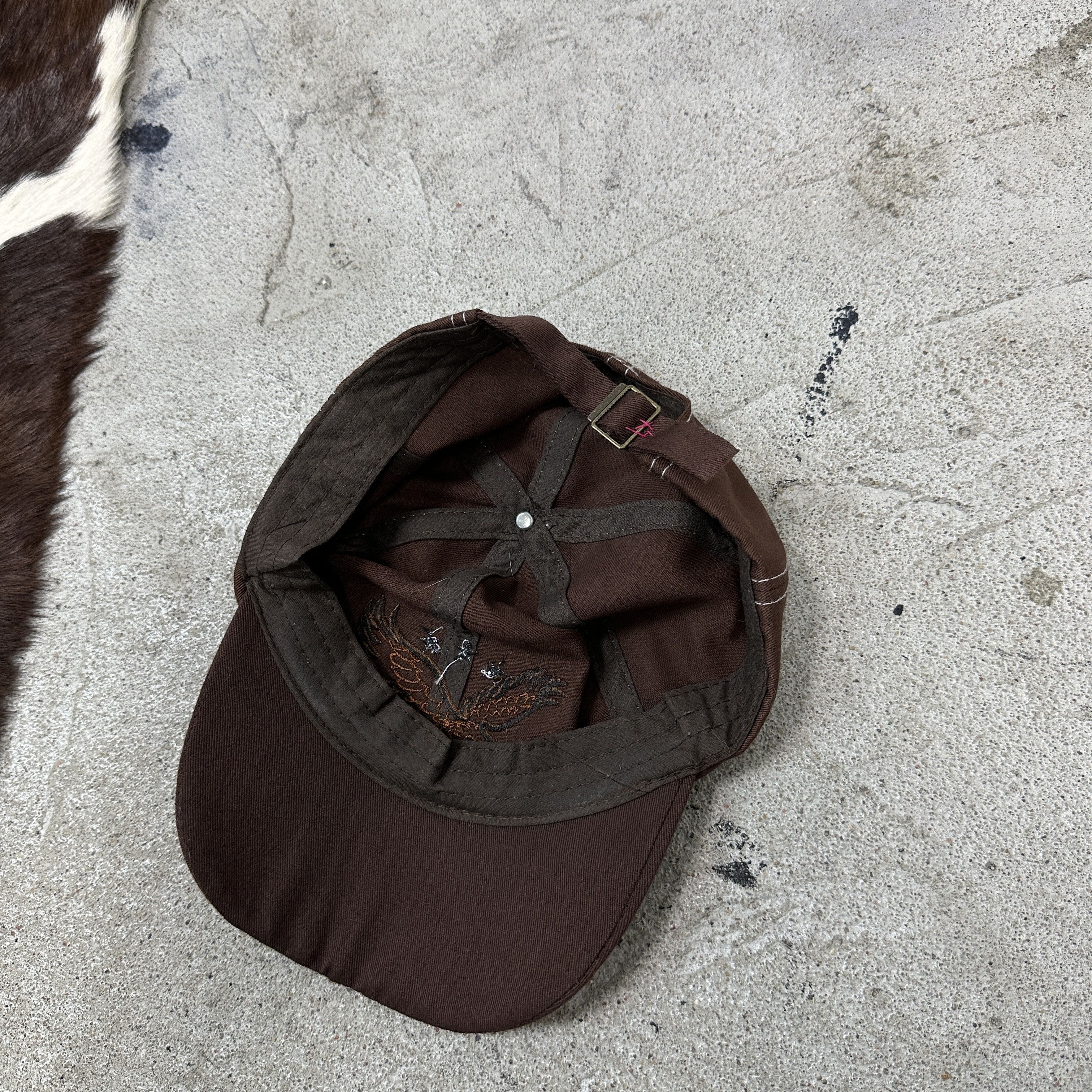 Vintage Vintage Streetwear Sporty Skater Brown Eagle Cap 90s Size ONE SIZE - 5 Thumbnail